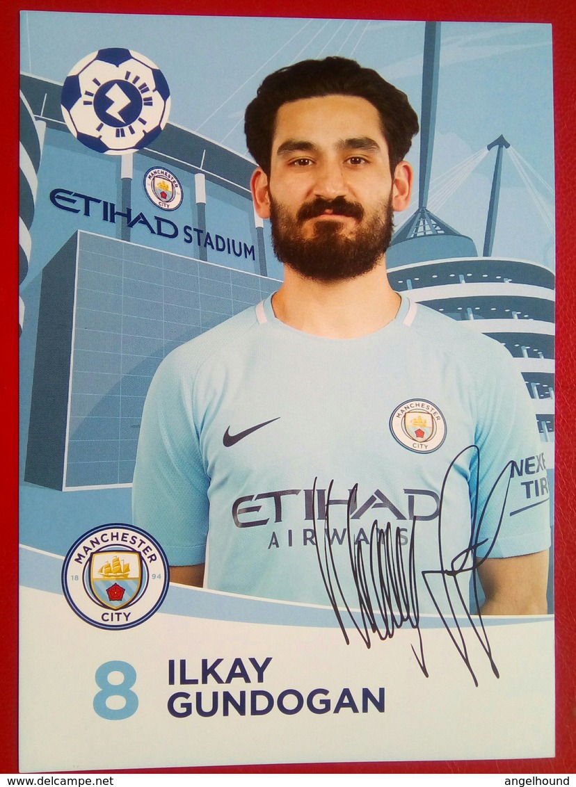 Manchester City  Ilkay Gundogan  Signed Card - Authographs