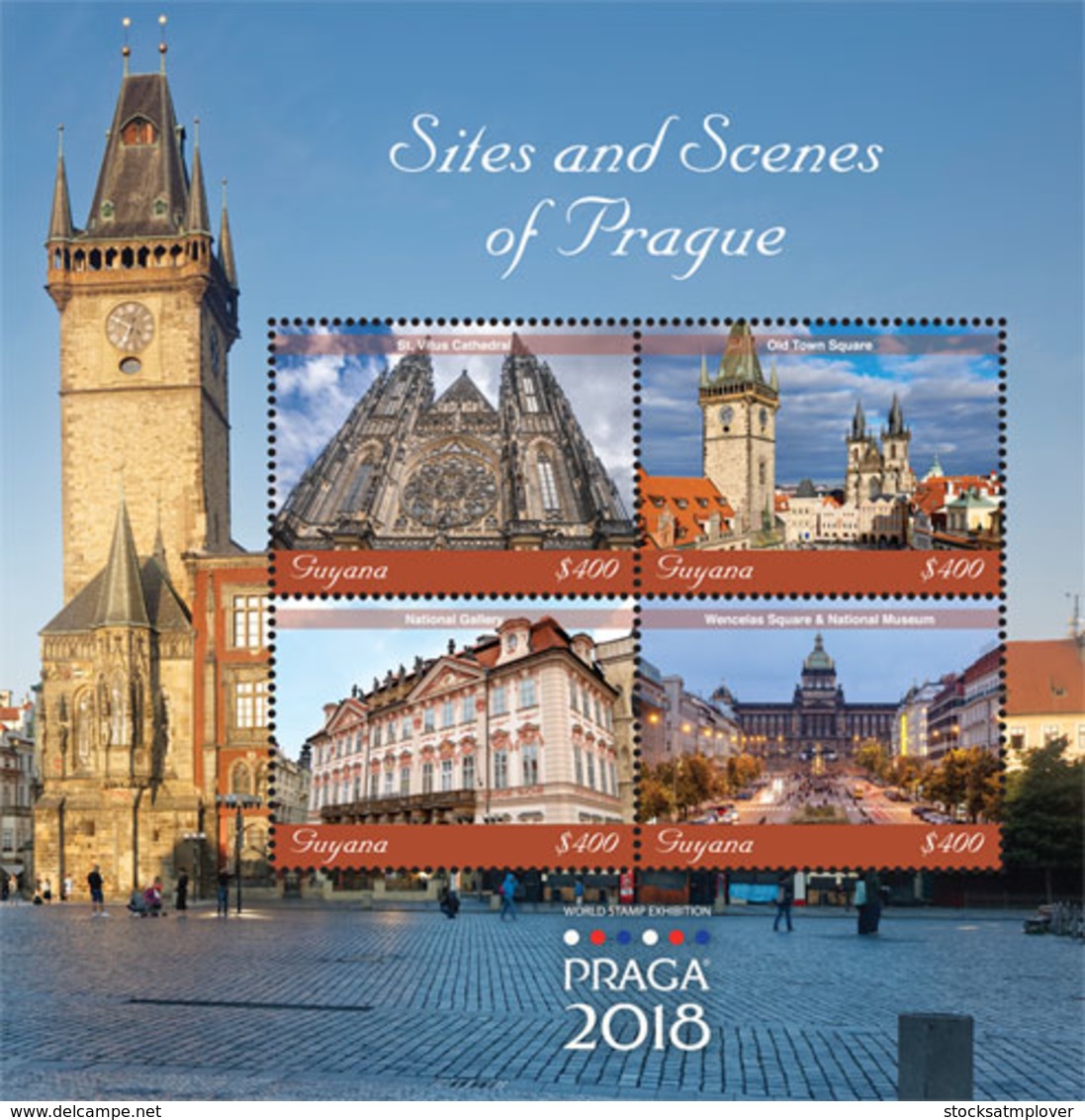 Guyana 2018 Sites And Scenes Of Prague  I201901 - Guyana (1966-...)