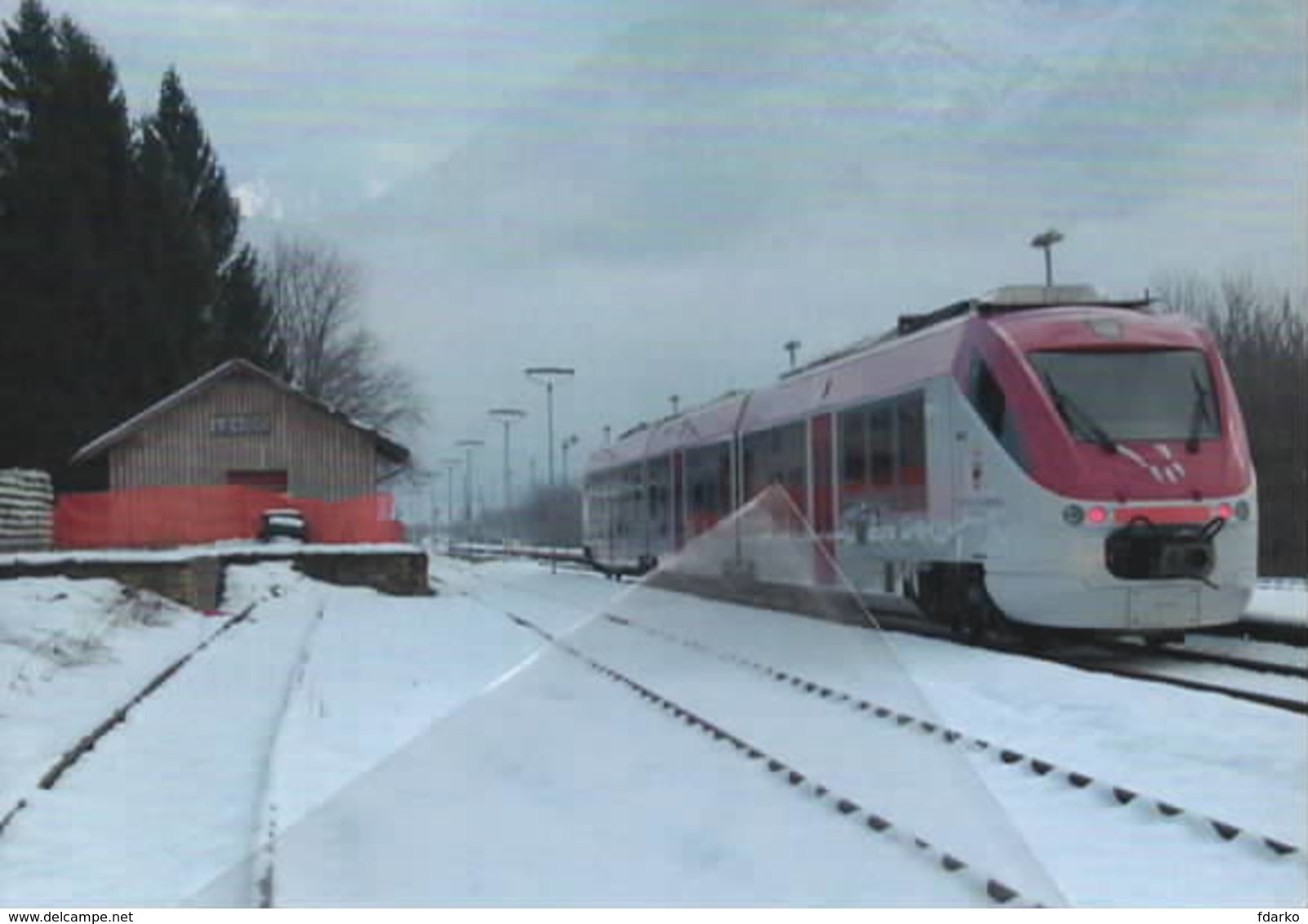734 Treno ALn 501 Levico Trento Railroad Train Railways FS - Trains
