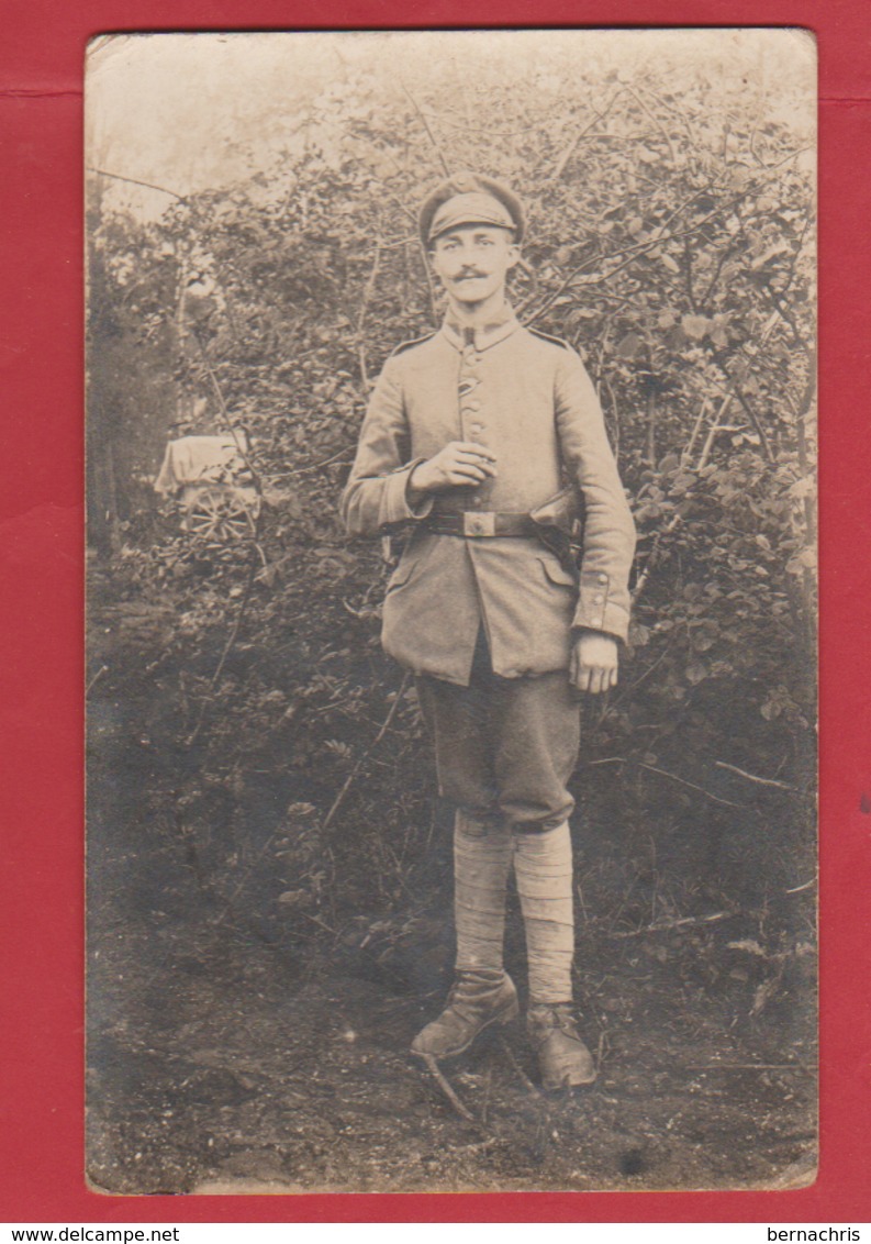 Carte Photo Soldat Allemand 14-18 - Autres & Non Classés