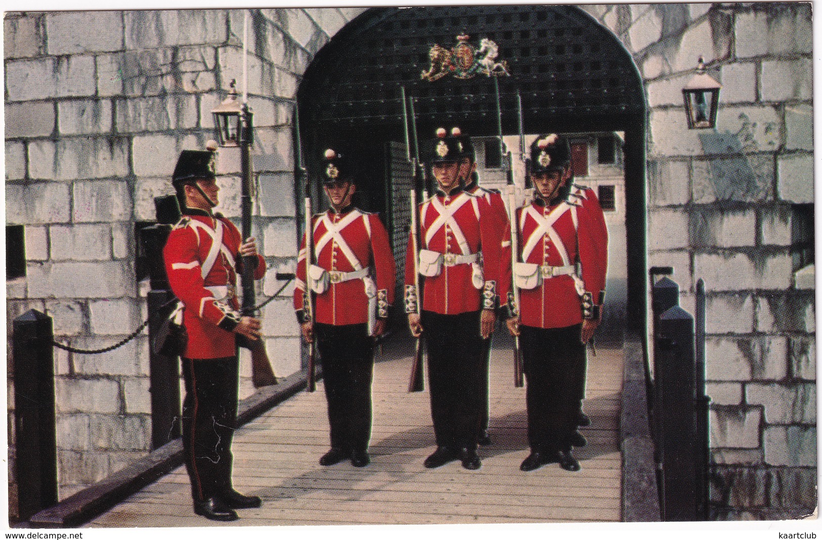 Kingston - Old Fort Henry ; Guard Changing Sentry At The Draw Bridge - (Canada) - Kingston