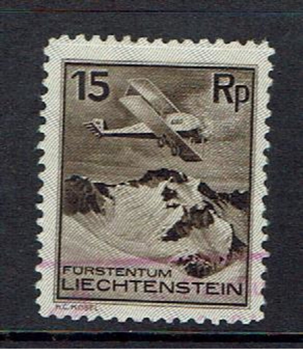 LIECHTENSTEIN...used...1930..Airpost - Air Post