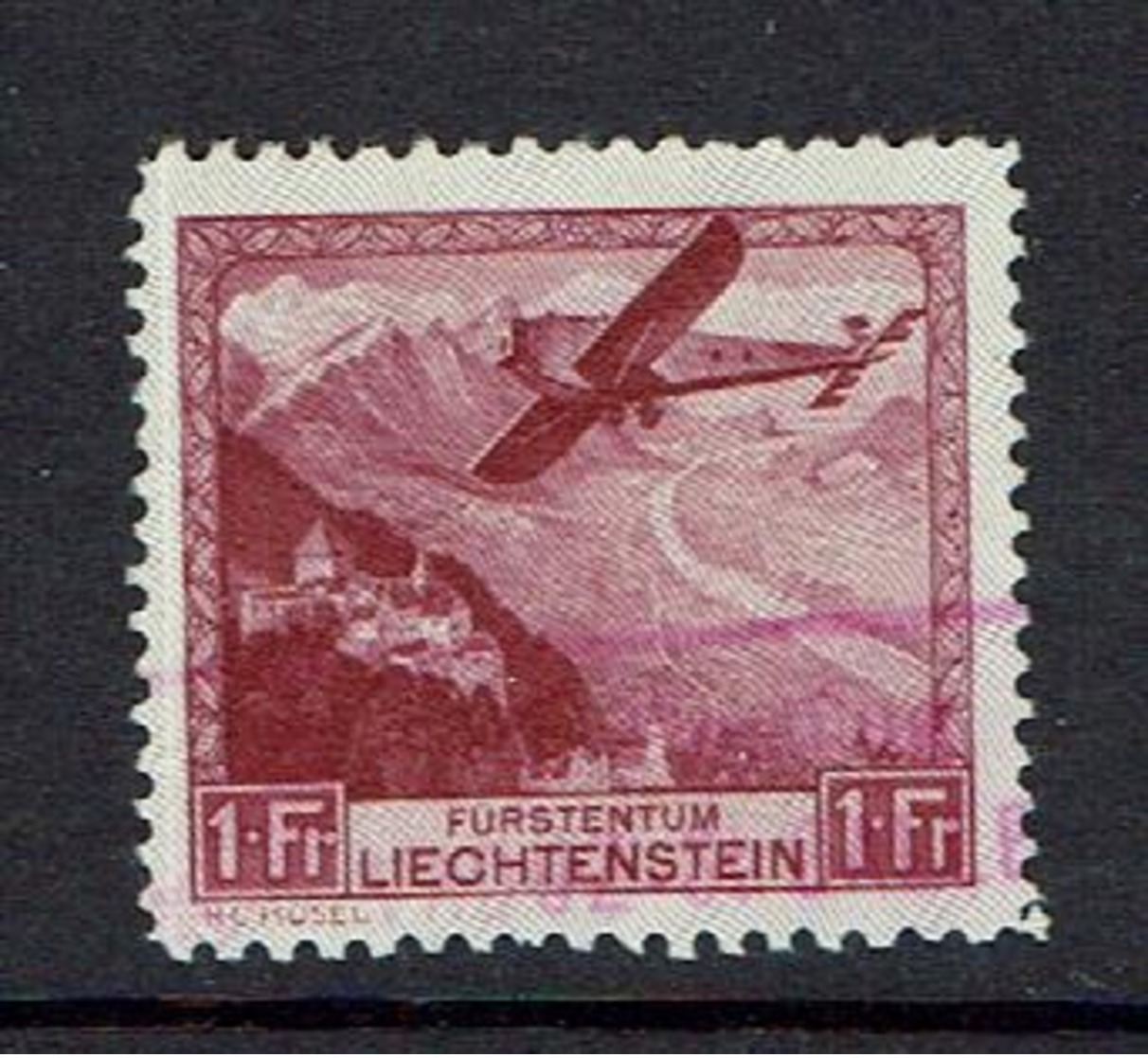 LIECHTENSTEIN...used...1930..Airpost - Air Post