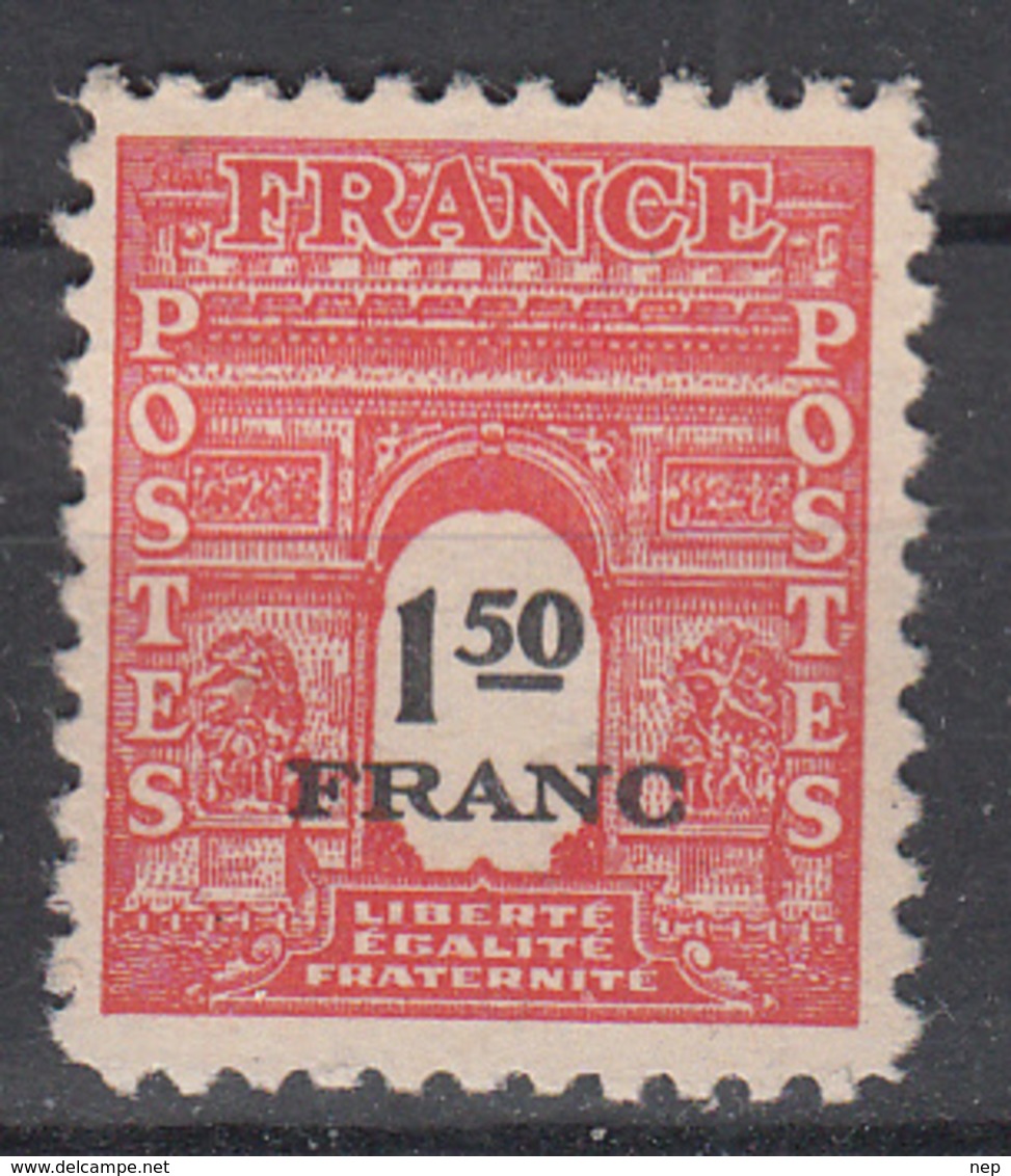 FRANKRIJK - Michel - 1945 - Nr 655 - MH* - 1944-45 Arc De Triomphe