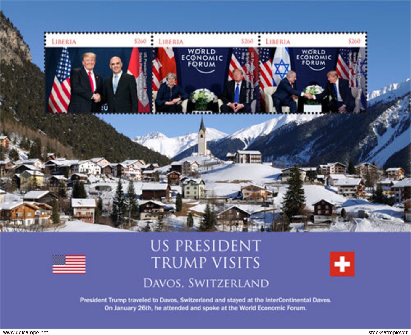 Liberia  2018 U.S. PRESIDENT TRUMP VISITS  Switzerland   I201901 - Liberia