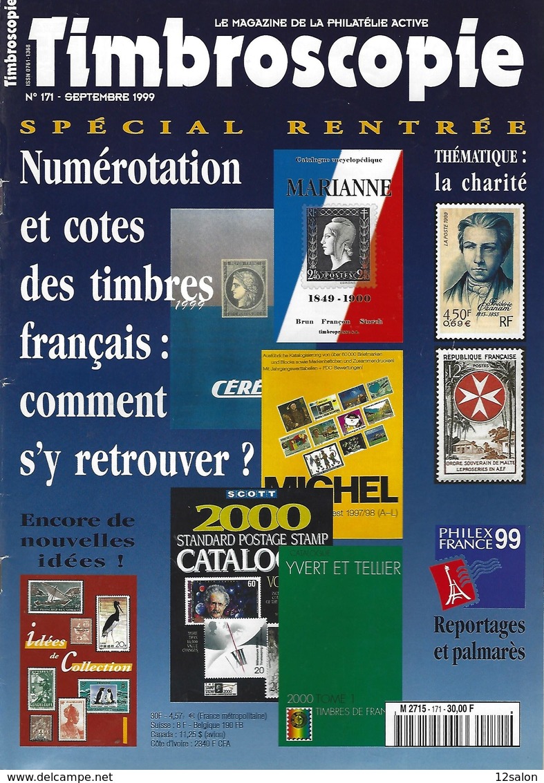 TIMBROSCOPIE  N°171 + SCAN SOMMAIRE - Français (àpd. 1941)