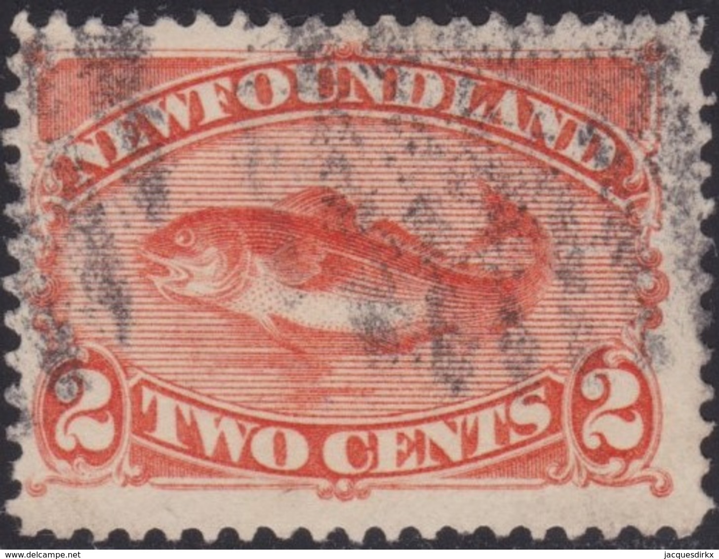 Newfoundland       .   SG  .      51        .   O      .   Cancelled     .   /    .    Gebruikt - 1865-1902