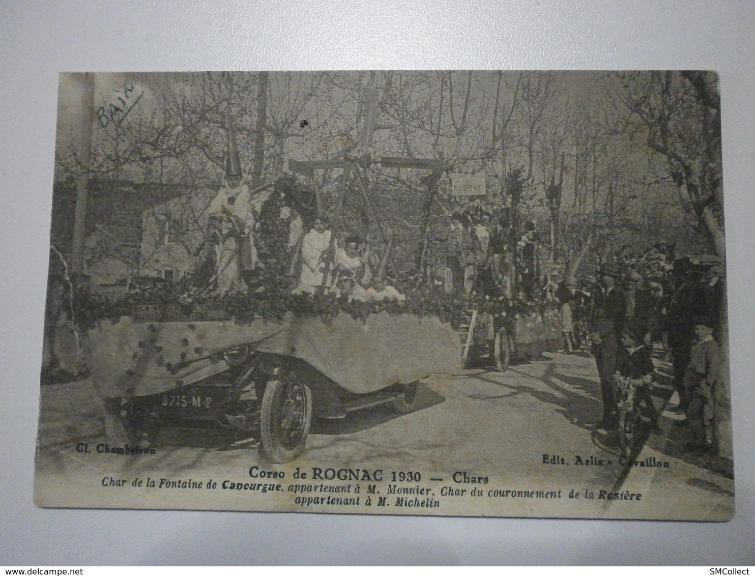 13 Rognac. Corso De 1930. Char De La Fontaine De Canourgue, Char Du Couronnement De La Rosière (A8p35) - Autres & Non Classés