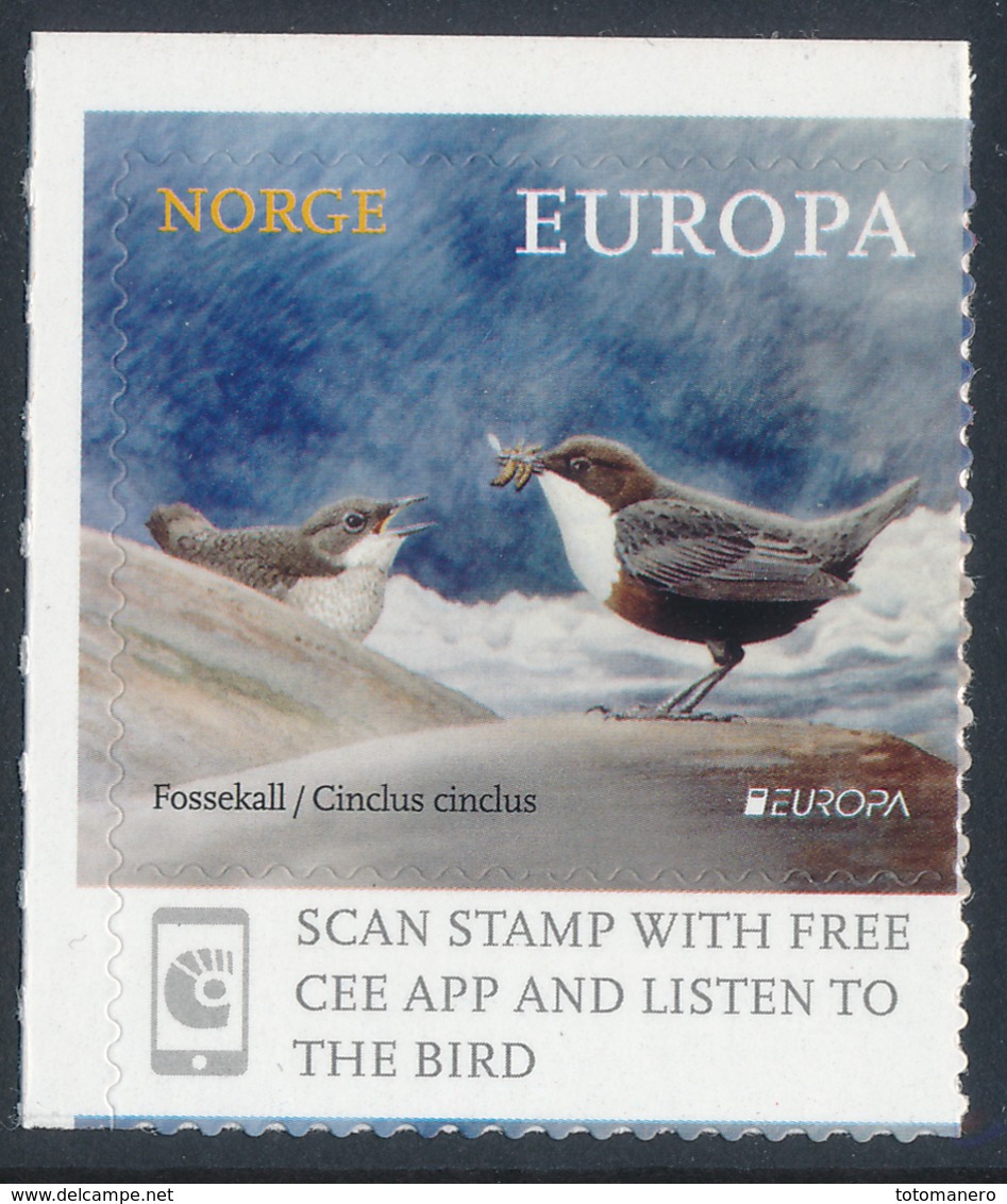 NORWAY/Norwegen, EUROPA 2019 "National Birds" From Booklet 1v** - 2019