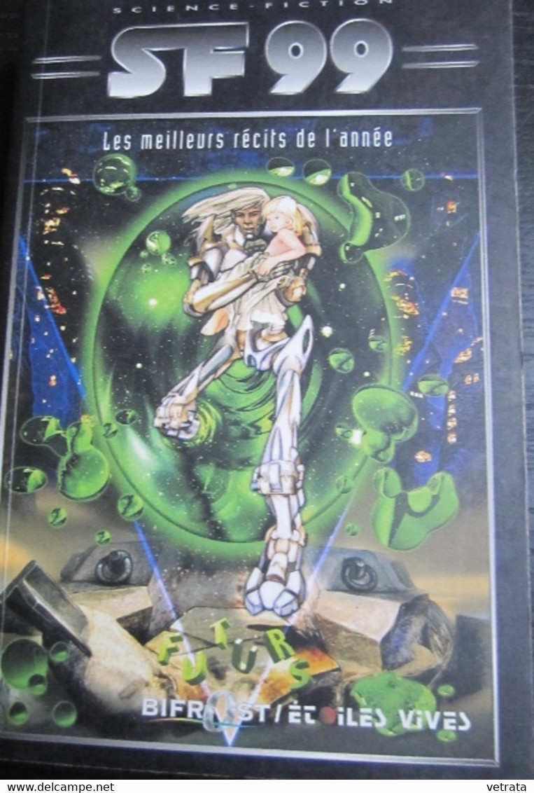Science Fiction : 9 Livres & 5 revues  : Galaxie/Apocalypse/ SF 99 Les Meilleurs Récits De L'année 1999/ 7 Livres De Sci - Paquete De Libros