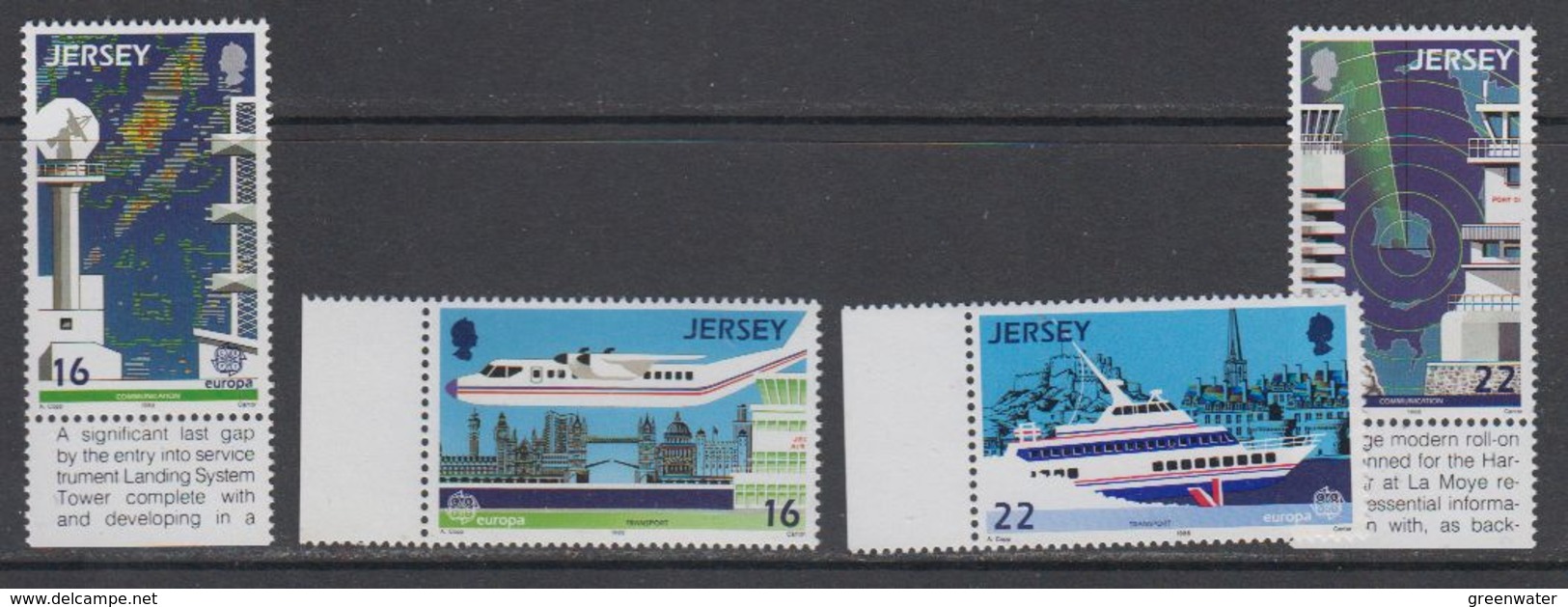 Europa Cept 1988 Jersey 4v ** Mnh (42615D) - 1988