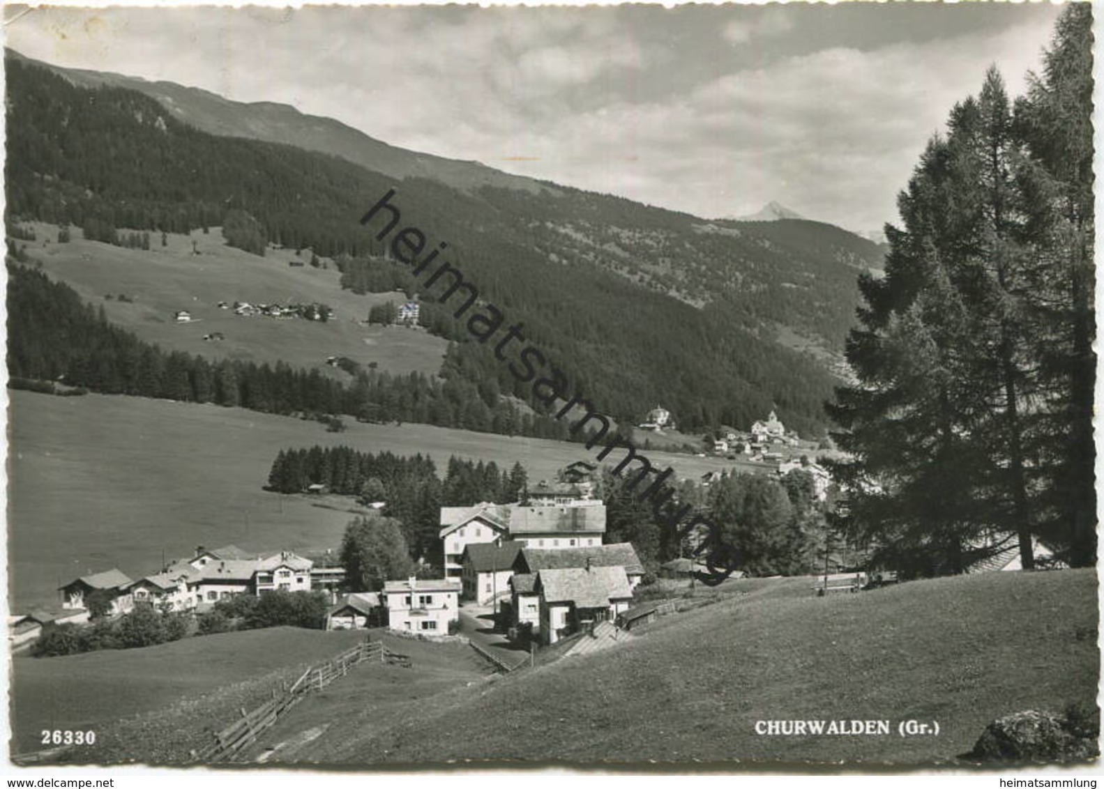 Churwalden - Foto-AK Grossformat - Verlag Foto-Gross St. Gallen - Gel. 1951 - Churwalden