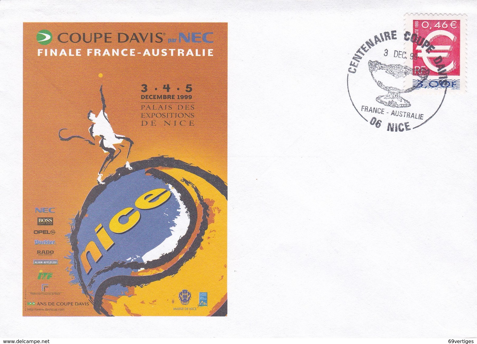 Centenaire Coupe Davis, NICE, Finale France-Australie, 3-4-5 Décembre 1999 - 1990-1999