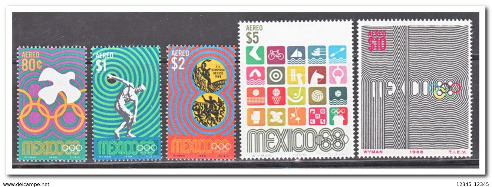 Mexico 1968, Postfris MNH, Olympic Games - Antigua E Barbuda (1981-...)