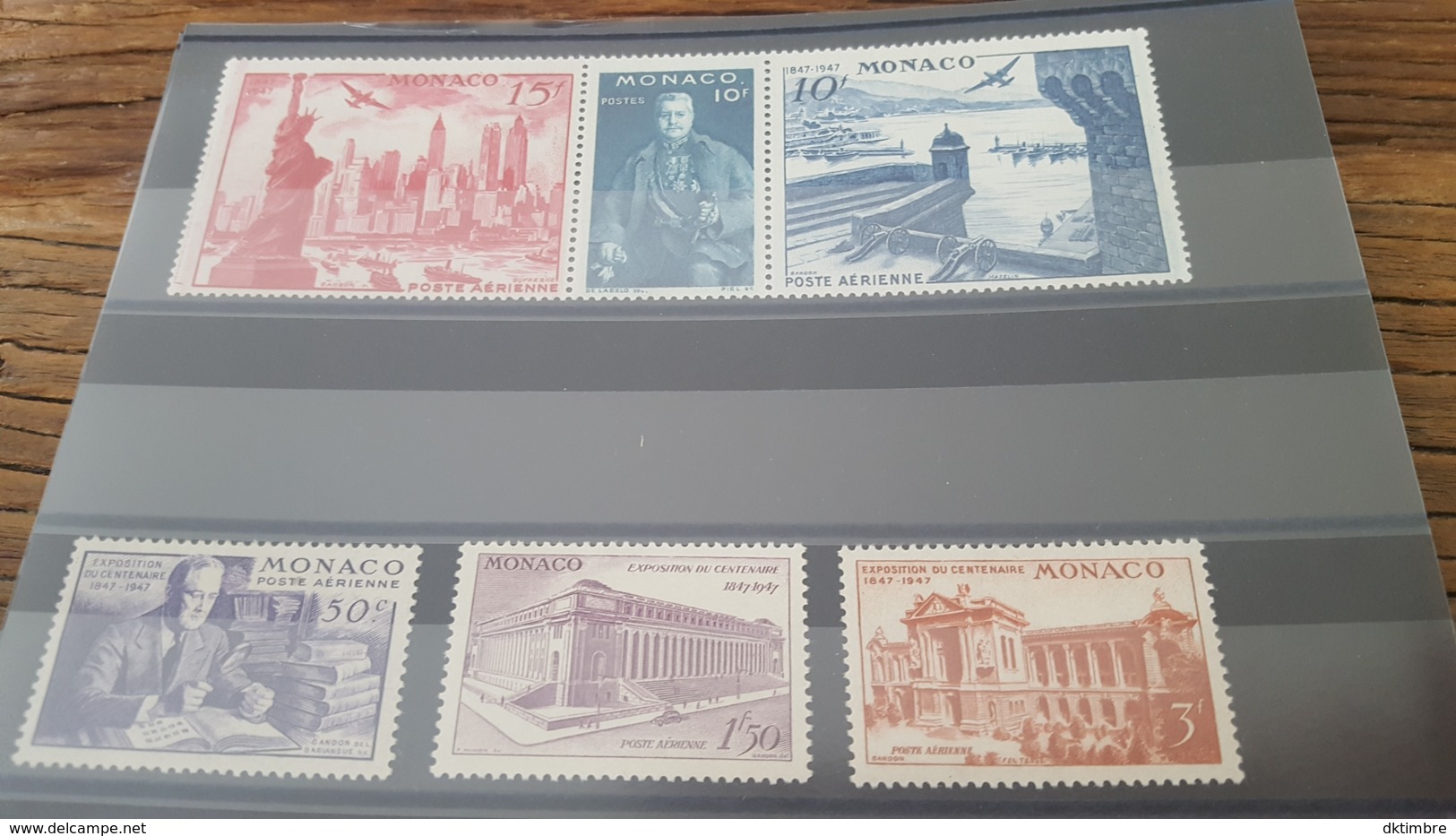 LOT 453094 TIMBRE DE MONACO NEUF* N°22 A 27 - Poste Aérienne