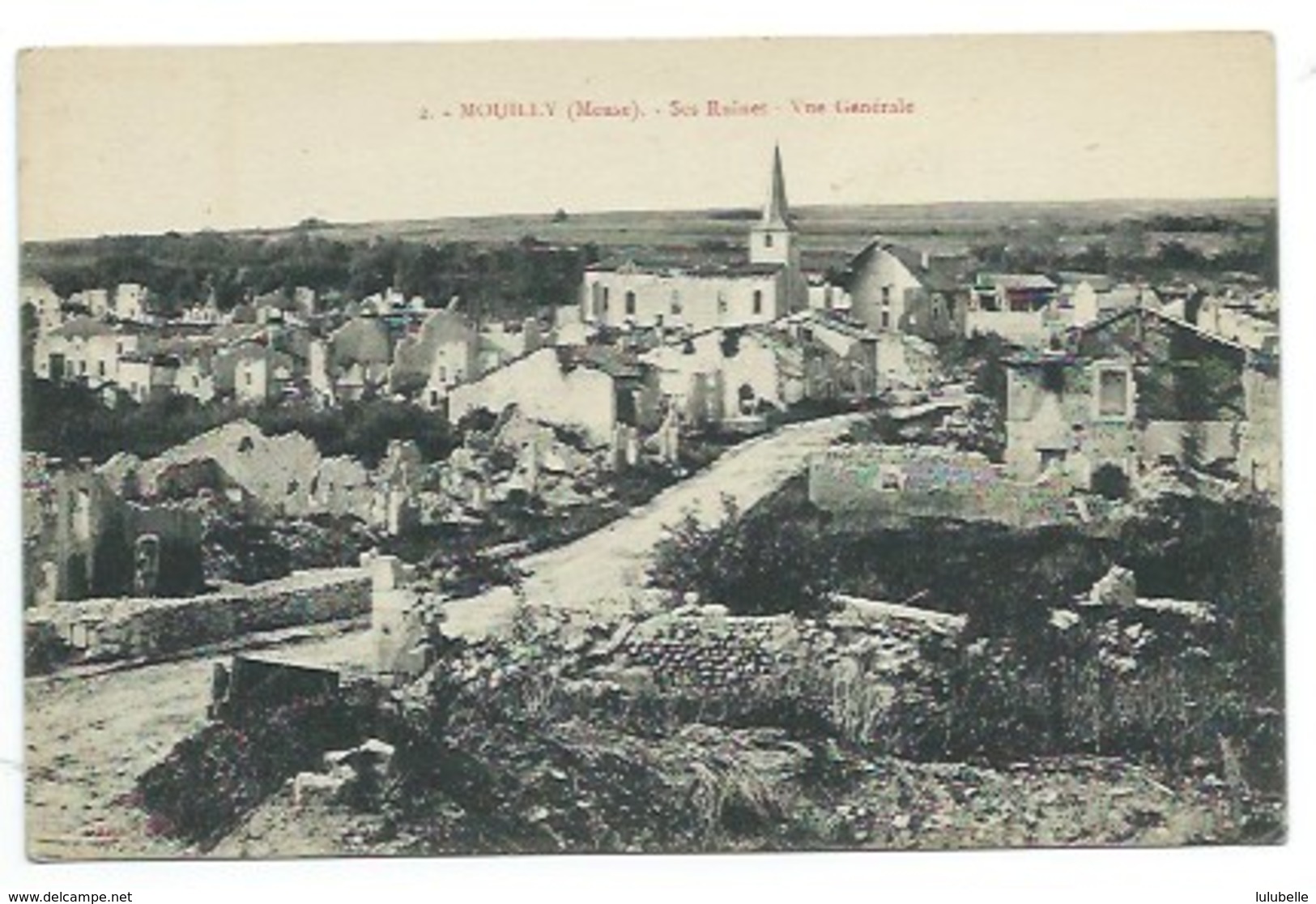 55 - MOUILLY - Ses Ruines - Vue Générale - CPA - Autres & Non Classés