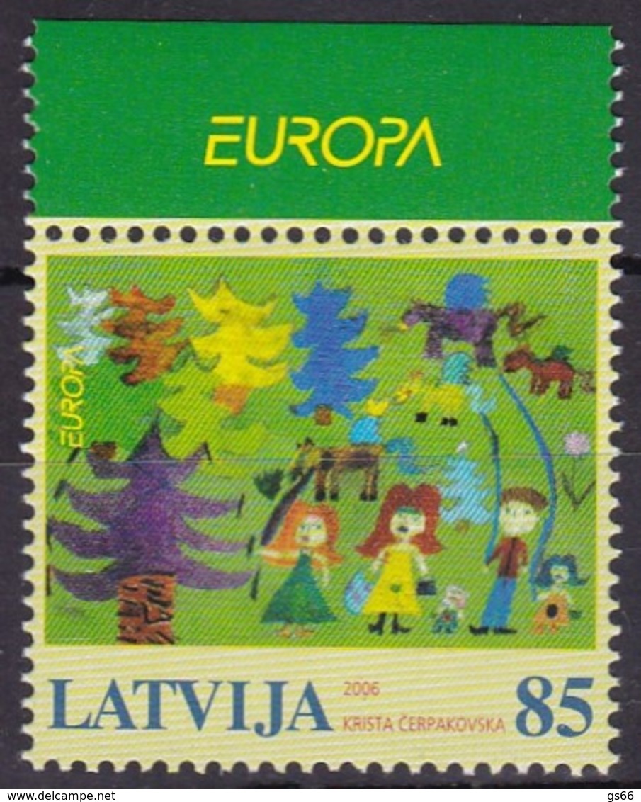 Lettland, 2006, 674,  Europa: Integration,. MNH ** - Lettonie