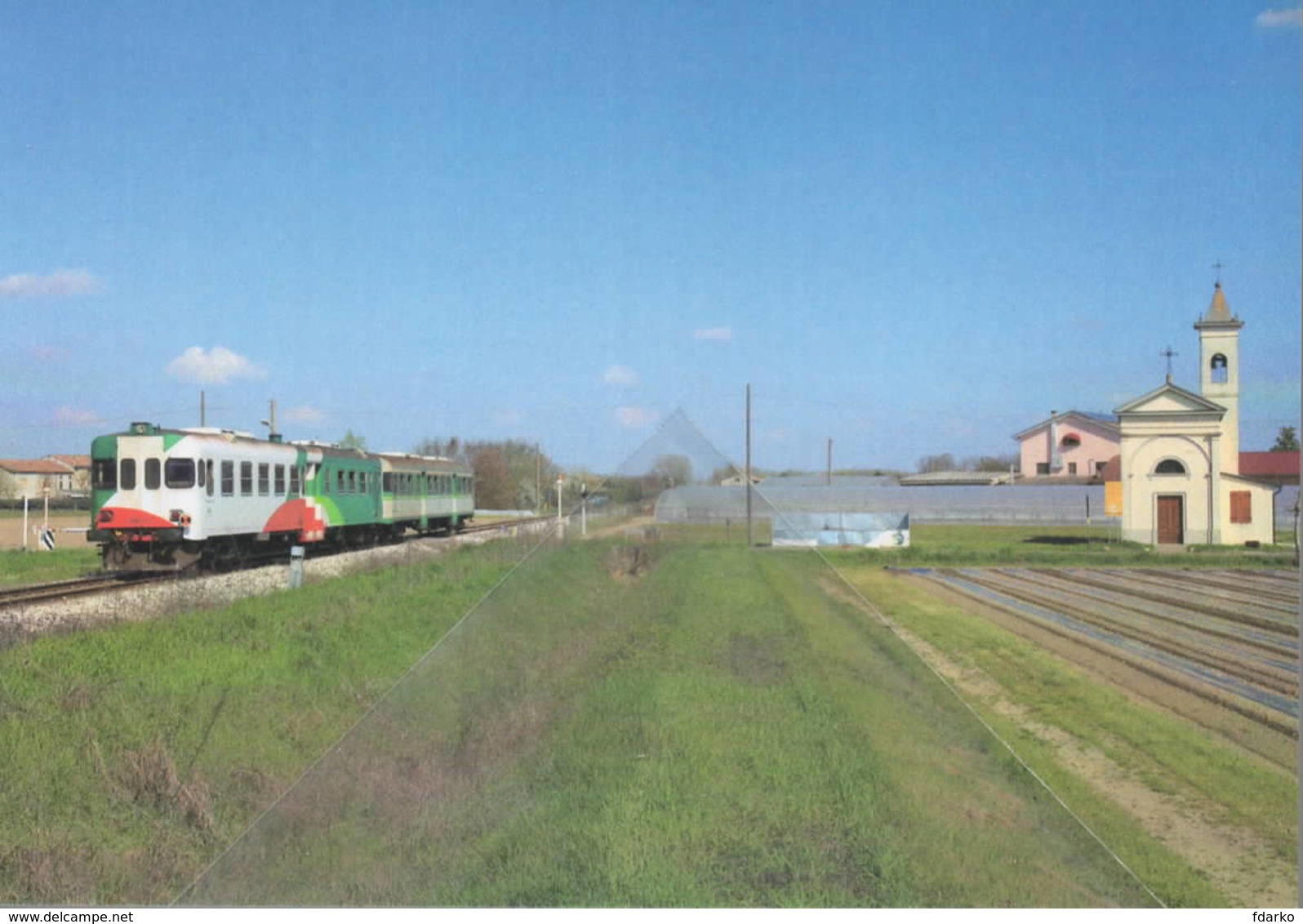 601 ALn 668.612 Fiat Brescello Reggio Emilia Rairoad Treain Railweys Treni Rotabili - Gares - Avec Trains