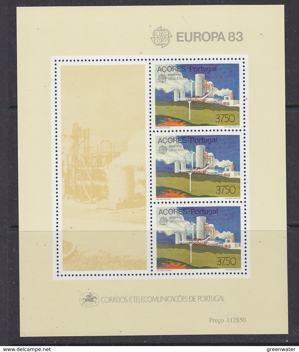 Europa Cept 1983 Azores M/s ** Mnh (42619A) - 1983