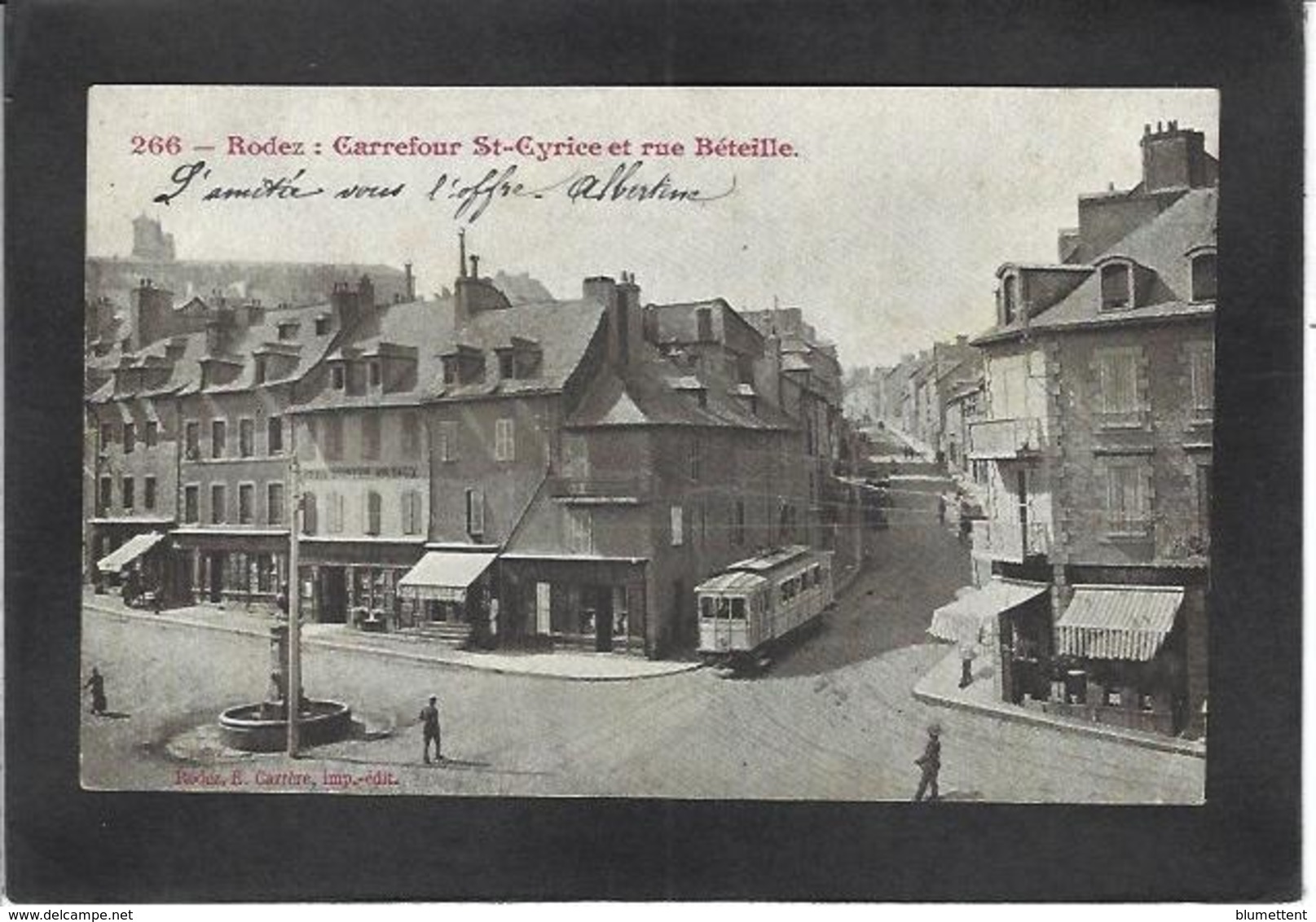 CPA Aveyron 12 Rodez Tramway Circulé - Rodez