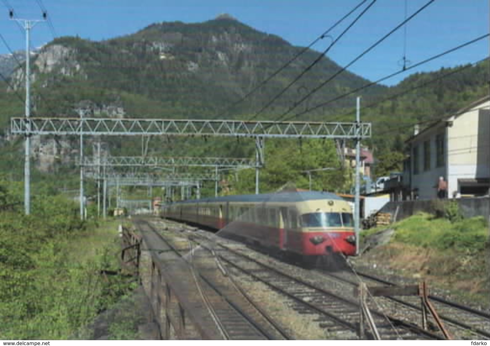 560 RAe 1053 TEE Gottardo Varzo Verbania Rairoad Treain Railweys Treni Rotabili - Stazioni Con Treni