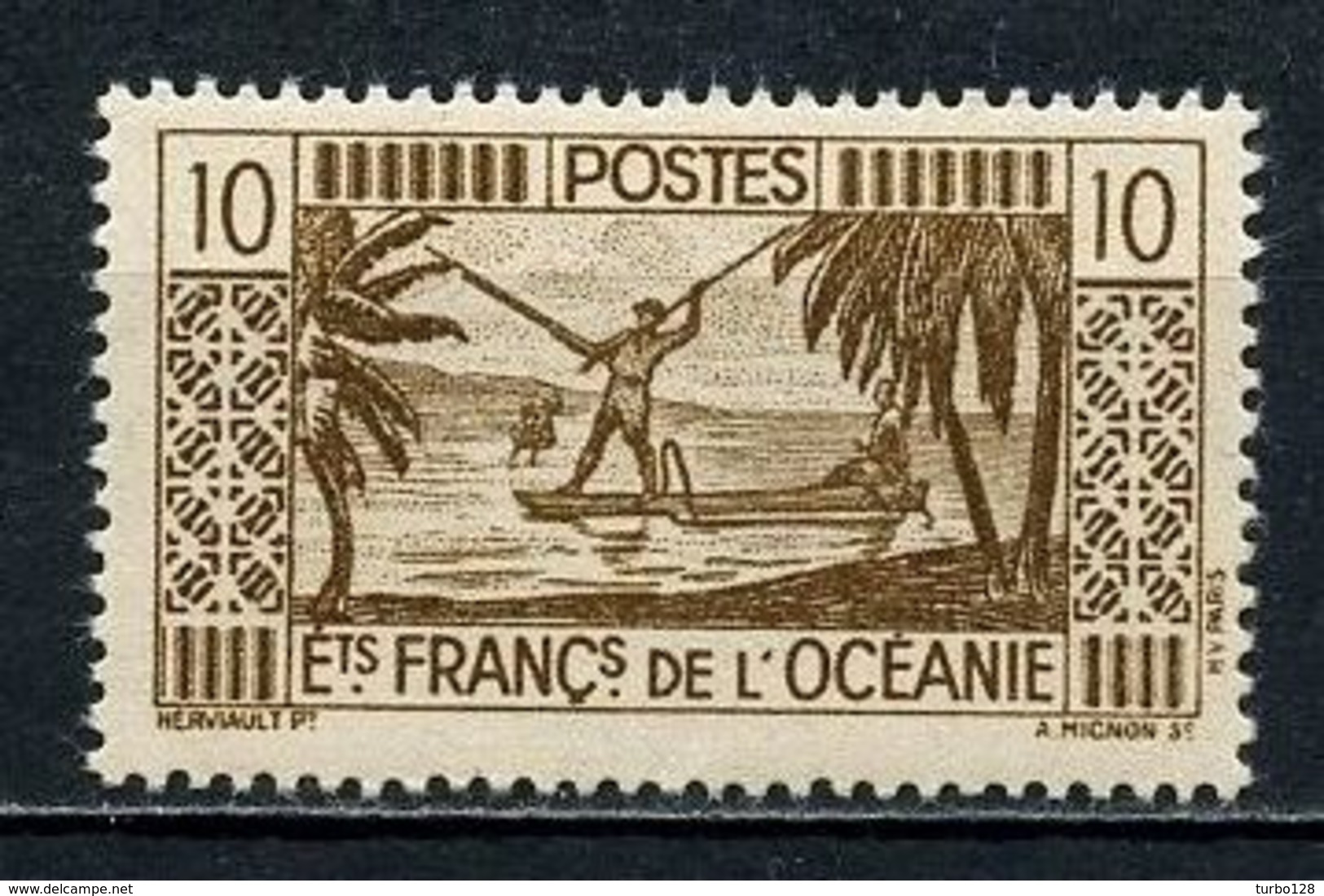 OCEANIE 1942  N° 150 ** Neuf MNH Superbe  Pêcheur Pêche Fishing Bateaux Boats Ships - Neufs