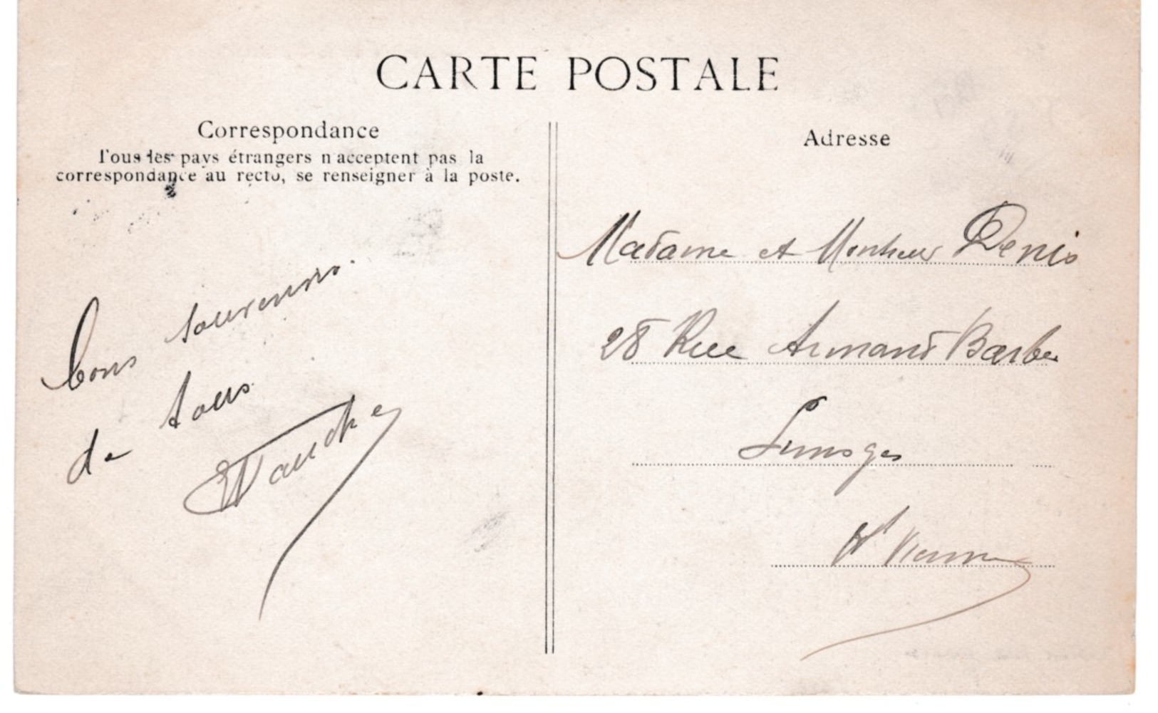 27 Eure -  DAMVILLE - Avenue De La Garenne - 1909 - Other & Unclassified