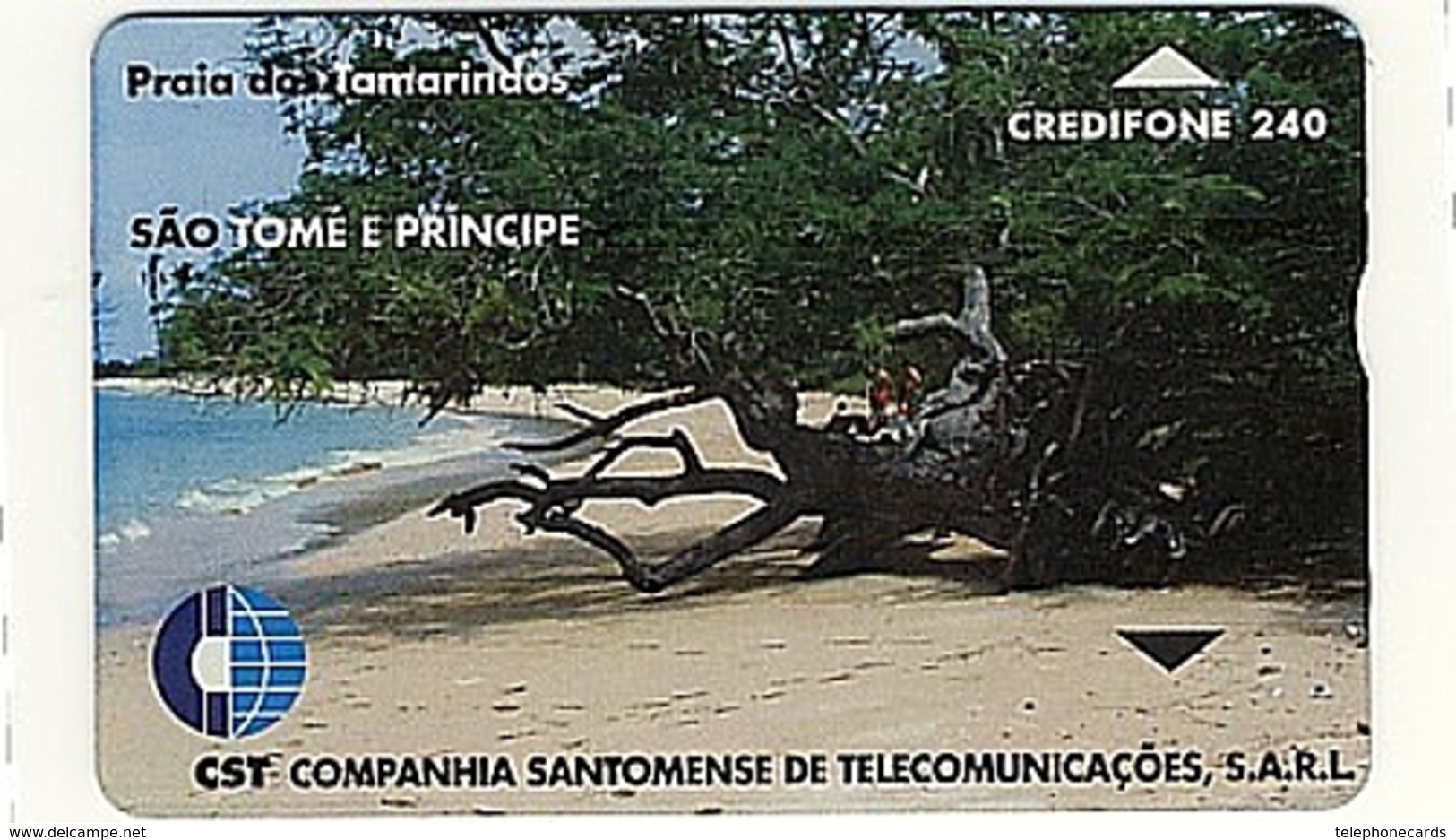 SAO TOME & PRINCIPE Landis & Gyr L&G___STM-07 (911L)___240u Beach - Sao Tome En Principe