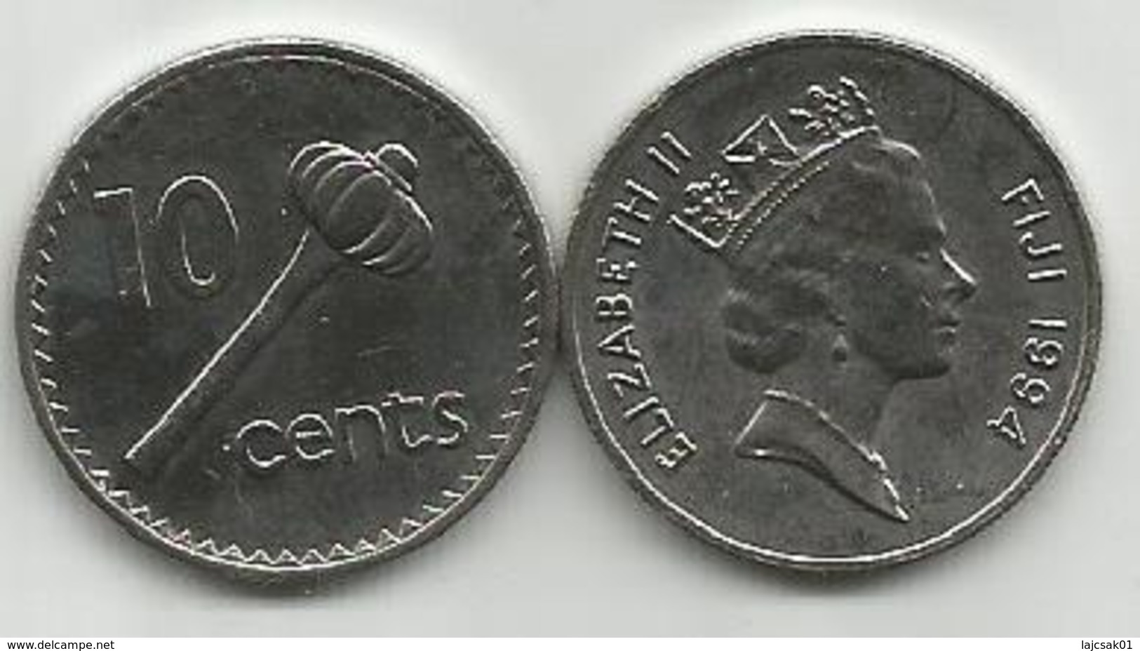 Fiji 10 Cents 1994. High Grade - Fidschi