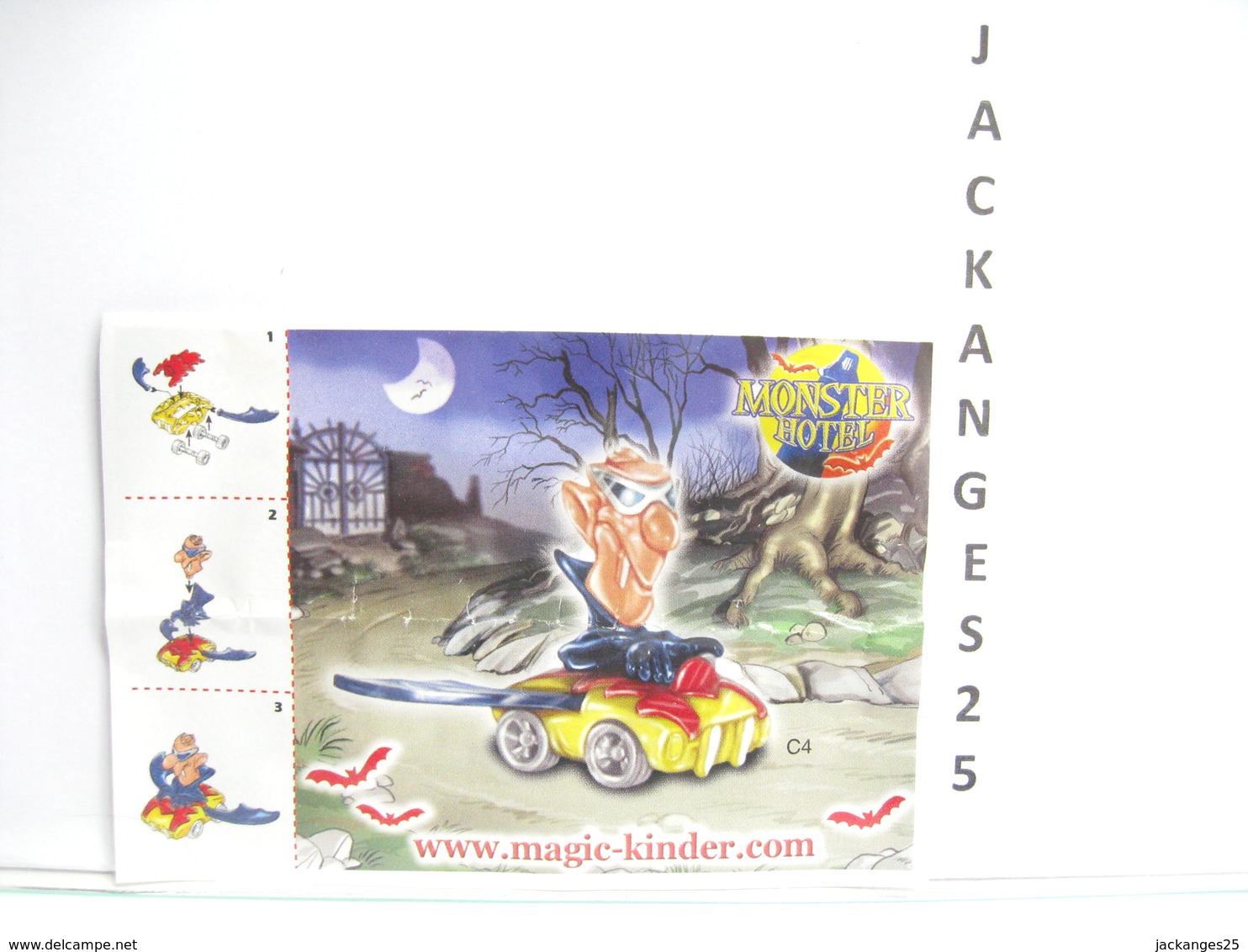 KINDER MONSTRE HOTEL 2  2005 MPG C 4  + BPZ A - Familles