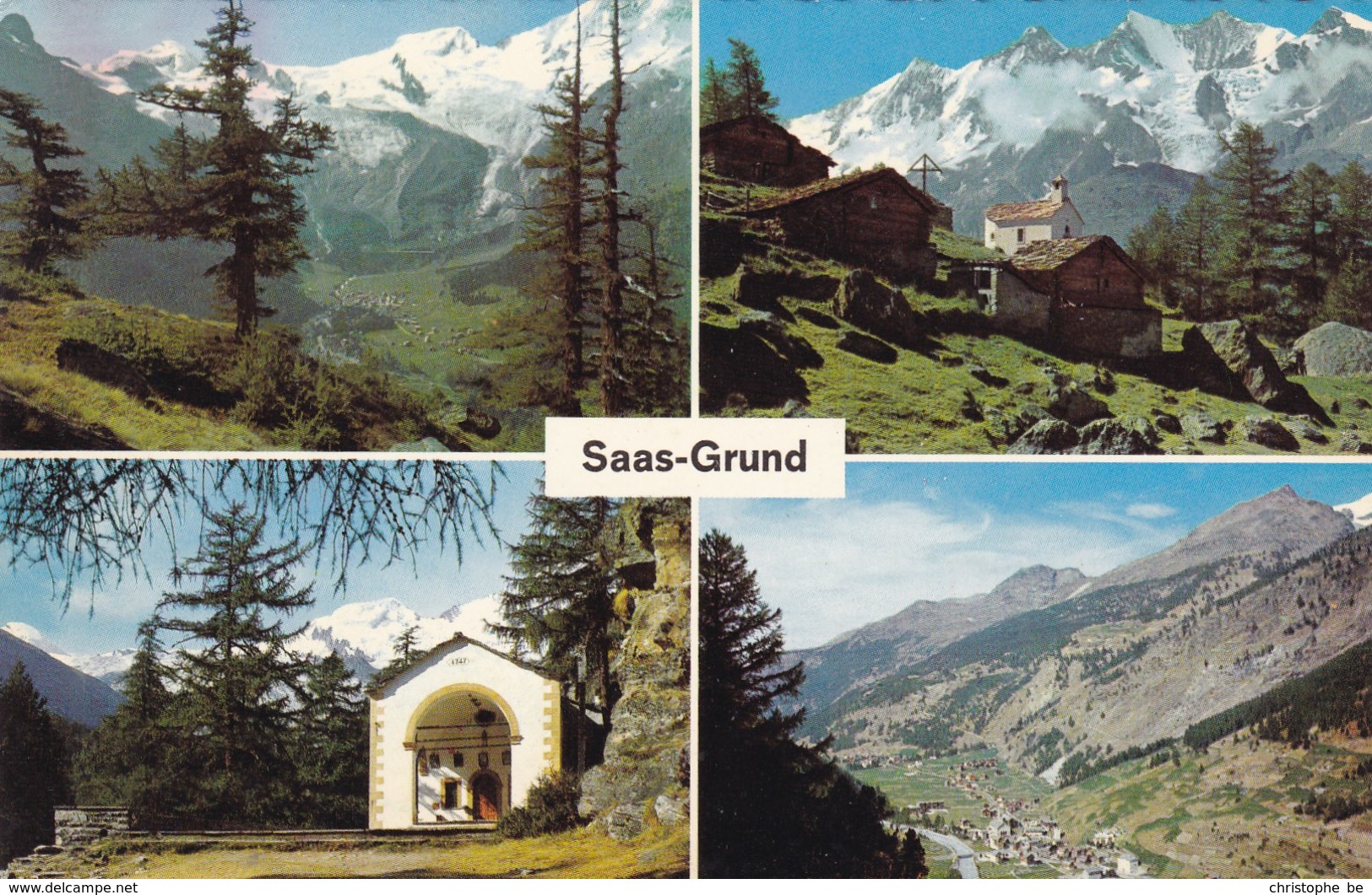 Saas Grund, 4 Bilder (pk60265) - Saas Im Prättigau