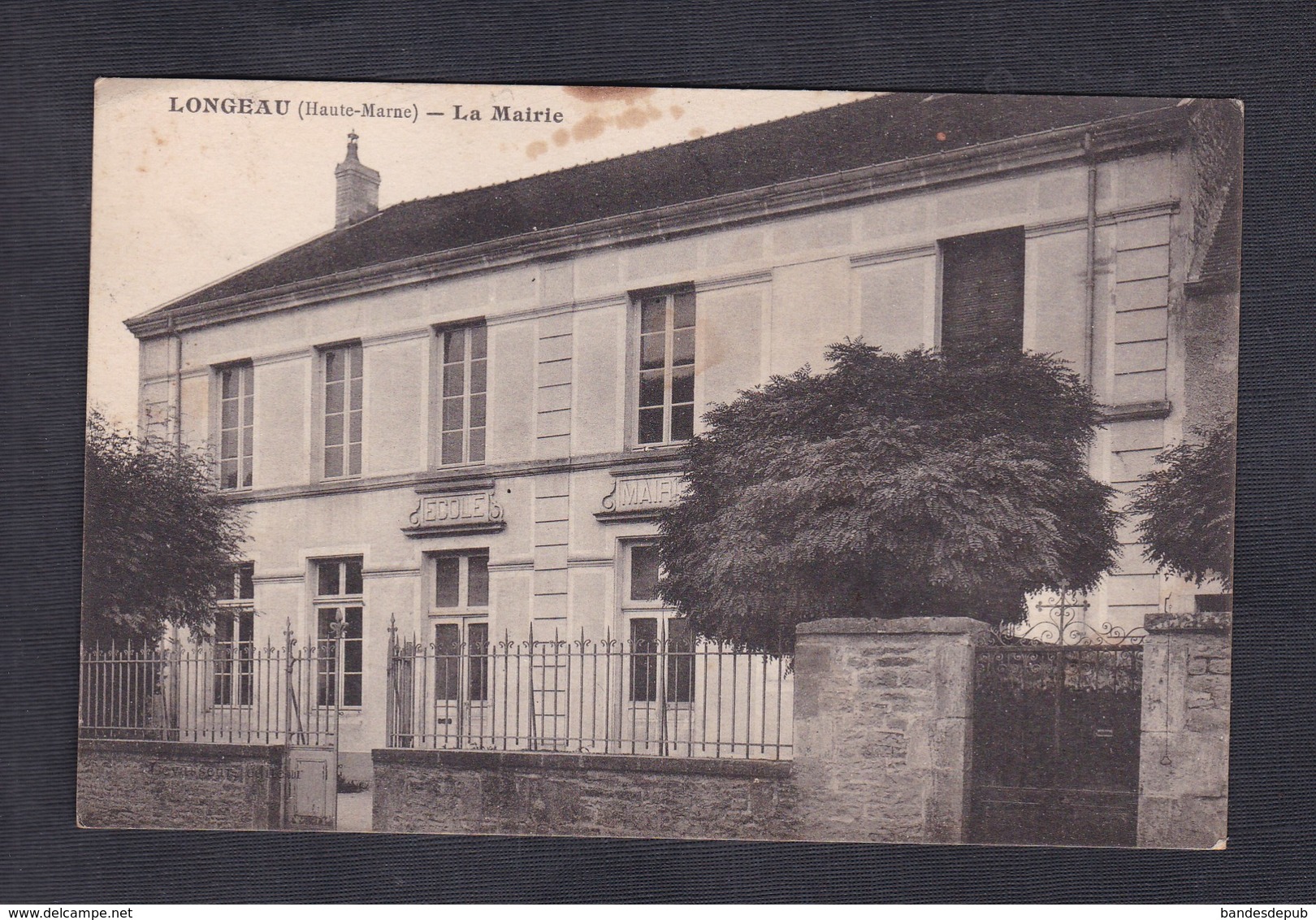 Longeau  (52) La Mairie Ecole ( Ed. Levasseur ) - Le Vallinot Longeau Percey