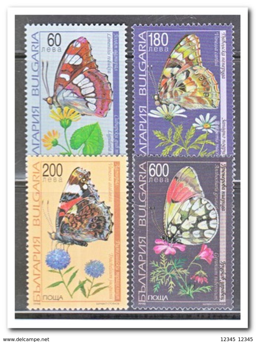 Bulgarije 1998, Postfris MNH, Butterflies, Flowers - Ongebruikt