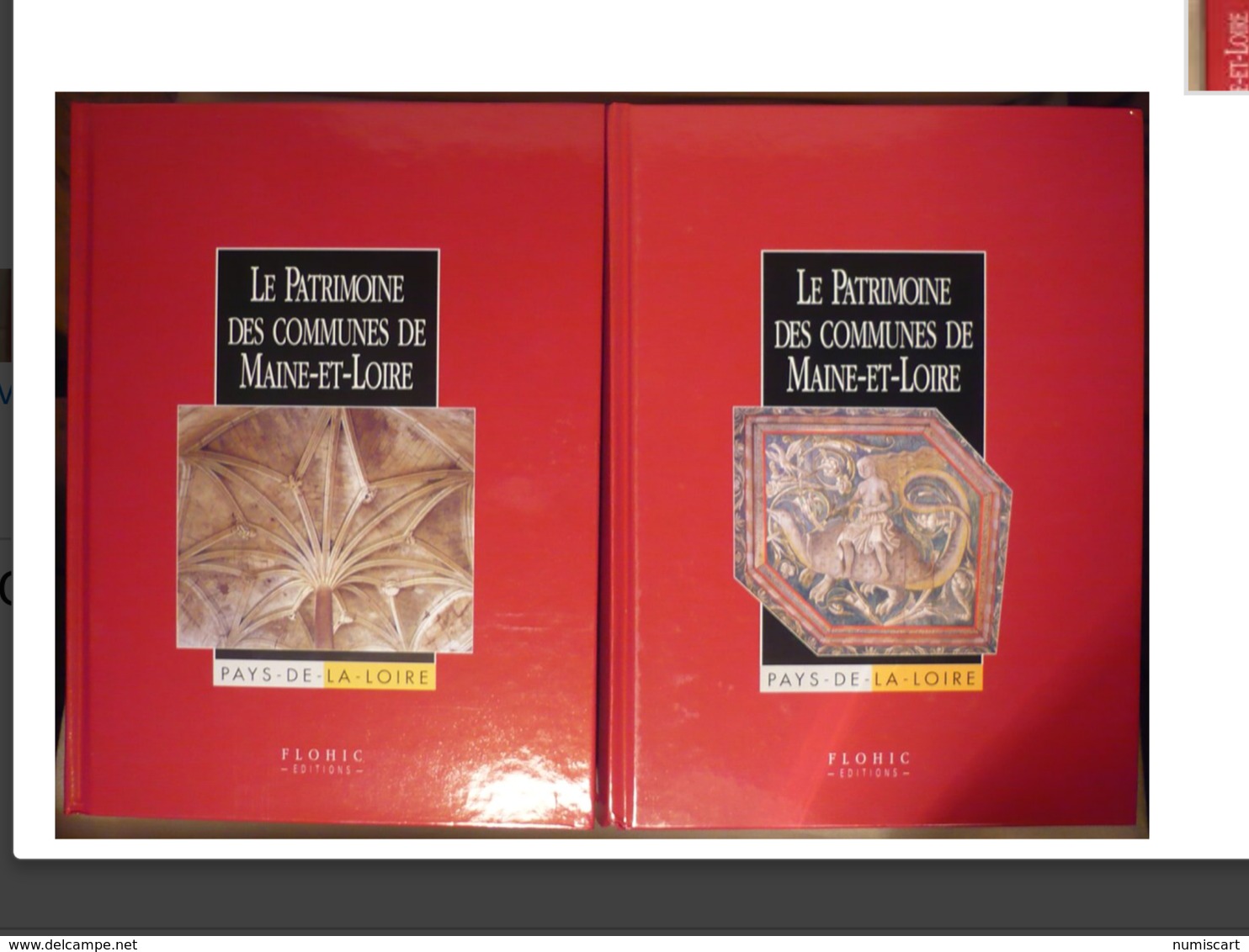 Angers 49 Maine Et Loire Lot De 2 Livres Encyclopédies Du Maine Et Loire 49 Angers Cantons Communes Du Département - Géographie