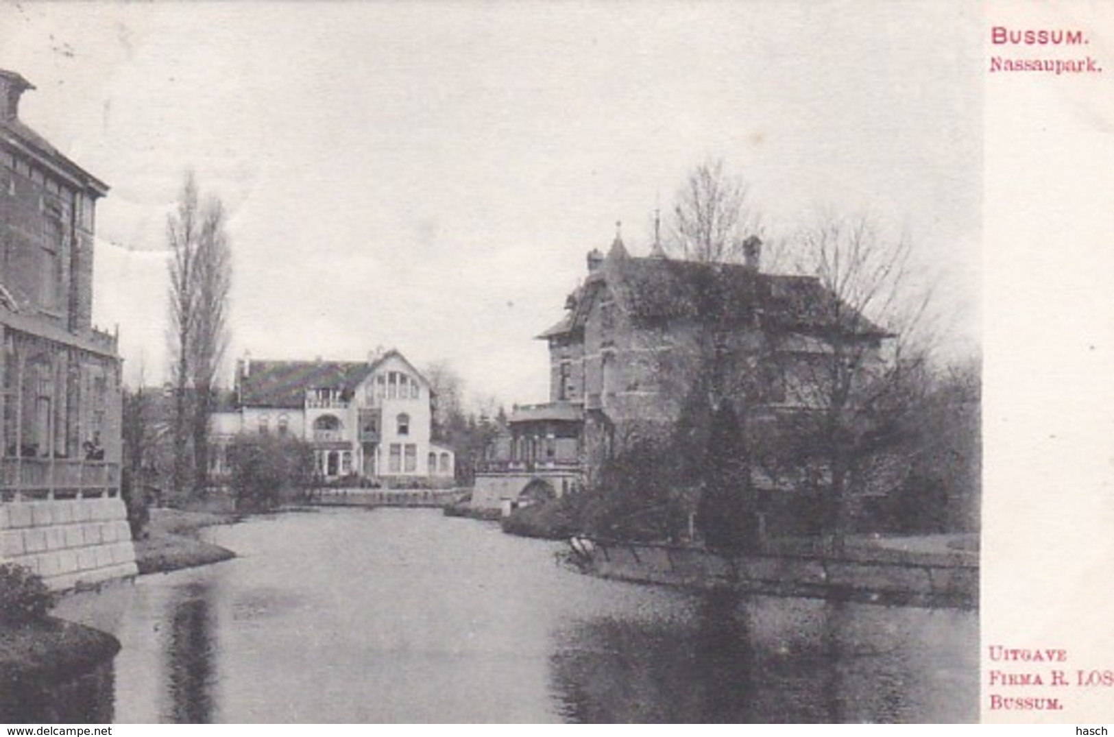 1887	127	Bussum, Nassaupark (poststempel 1909) - Bussum