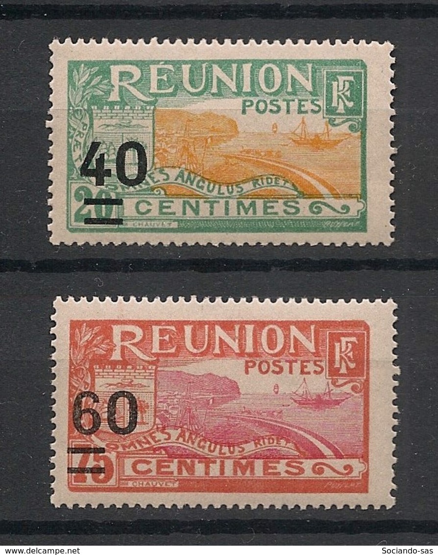 Réunion - 1922-27 - N°Yv. 97 Et 98 - 40 Sur 20c / 60 Sur 75c - Neuf Luxe ** / MNH / Postfrisch - Neufs