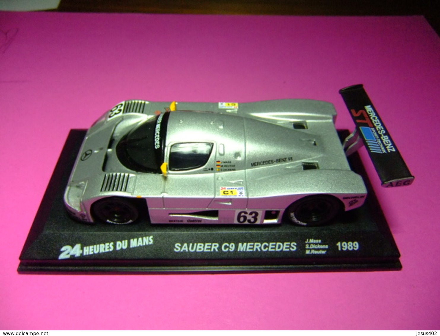 SAUBER C9 MERCEDES  24 H Le Mans 1989 J. Mass - S. Dicktens - M. Reuter - Otros & Sin Clasificación