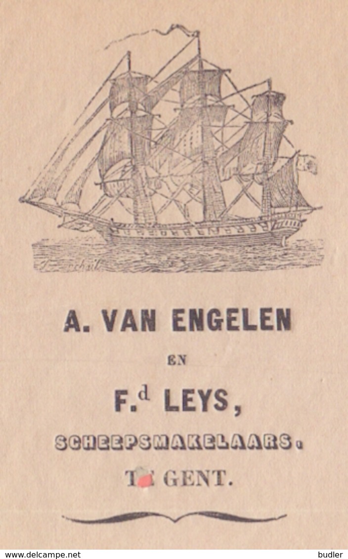 BELGIË/BELGIQUE/BELGIUM :24/08/1841: Cognossement Voor Transport Per Zeilschip / For The Transport By Sailing Ship .... - 1800 – 1899