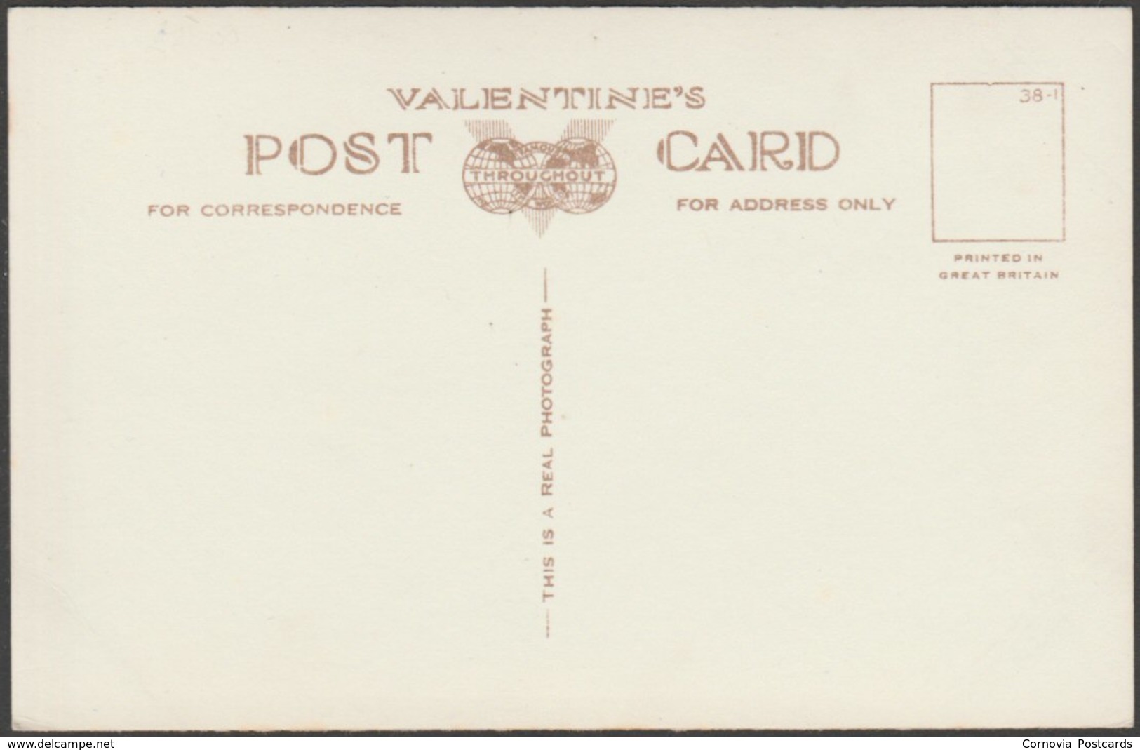 Canoe Lake And Esplanade, Southsea, Hampshire, 1938 - Valentine's RP Postcard - Southsea
