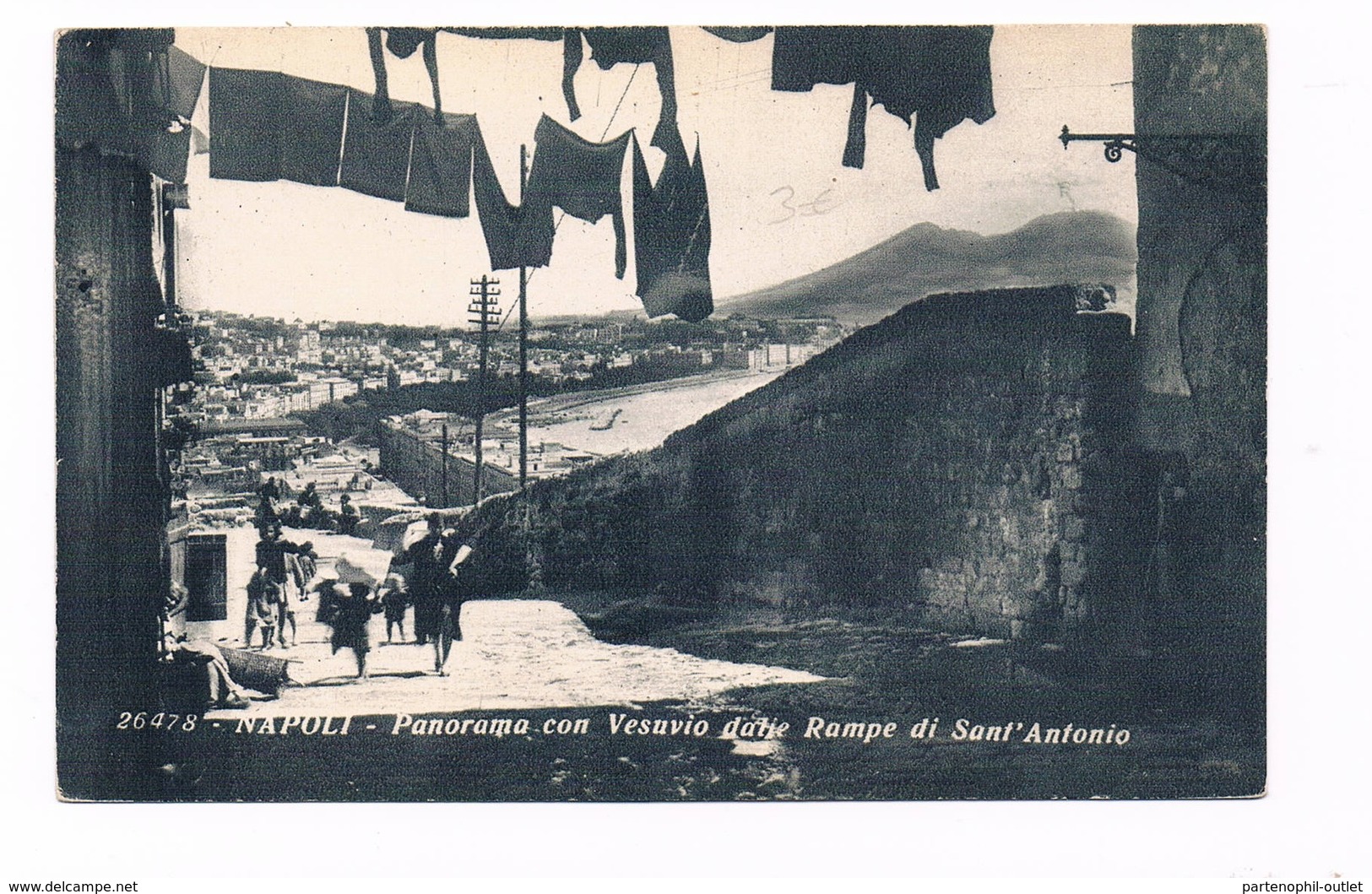 Cartolina-Postcard / Non Viaggiata - Not Sent  / Napoli-Naples - Panorama Con Vesuvio Dalle Rampe Di Sant'Antonio - Napoli