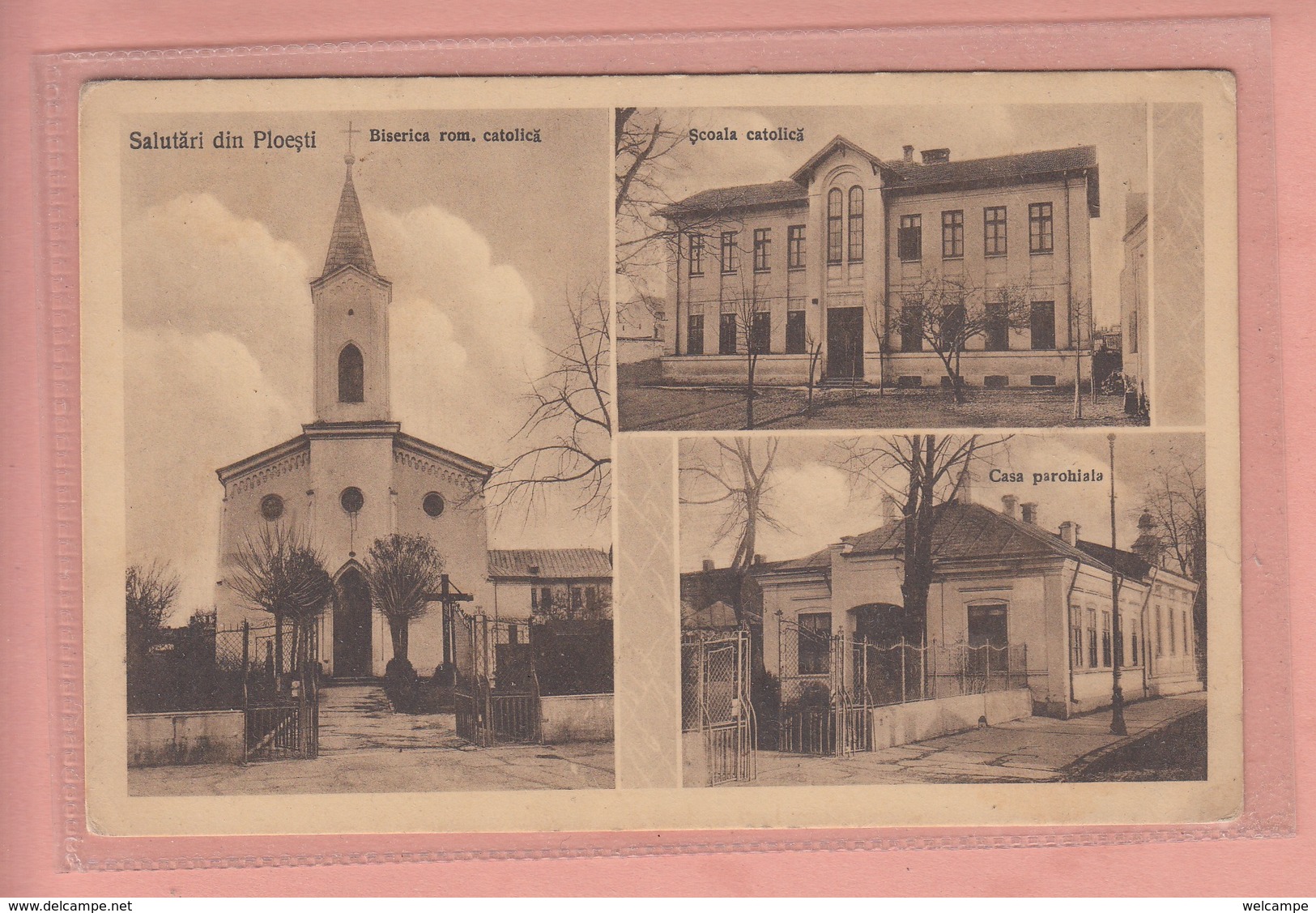 OLD POSTCARD ROMANIA - RUMANIA -  PLOESTI - SCHOOL SCOLA CATOLICA - Rumänien