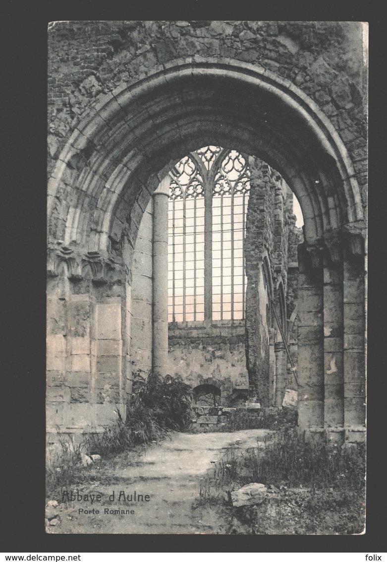 Abbaye D'Aulne - Porte Romane - 1907 - Thuin