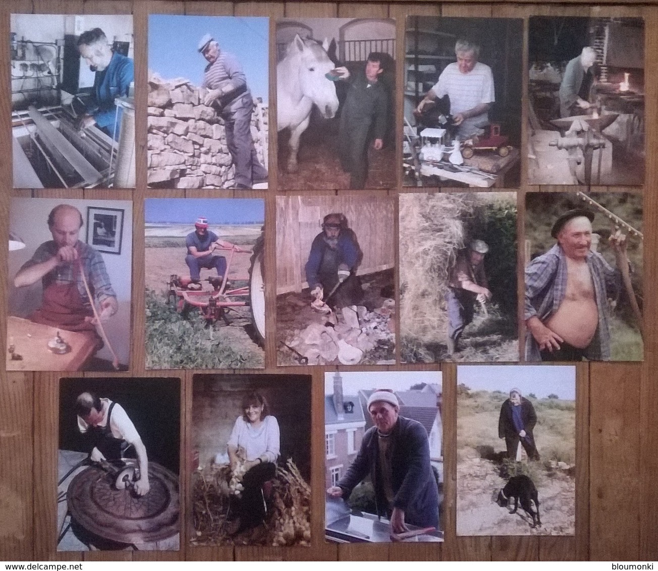 Lot De 14 Cartes Postales / Collection MILLE ET UN TRAVAUX DE L'HOMME - Paysans