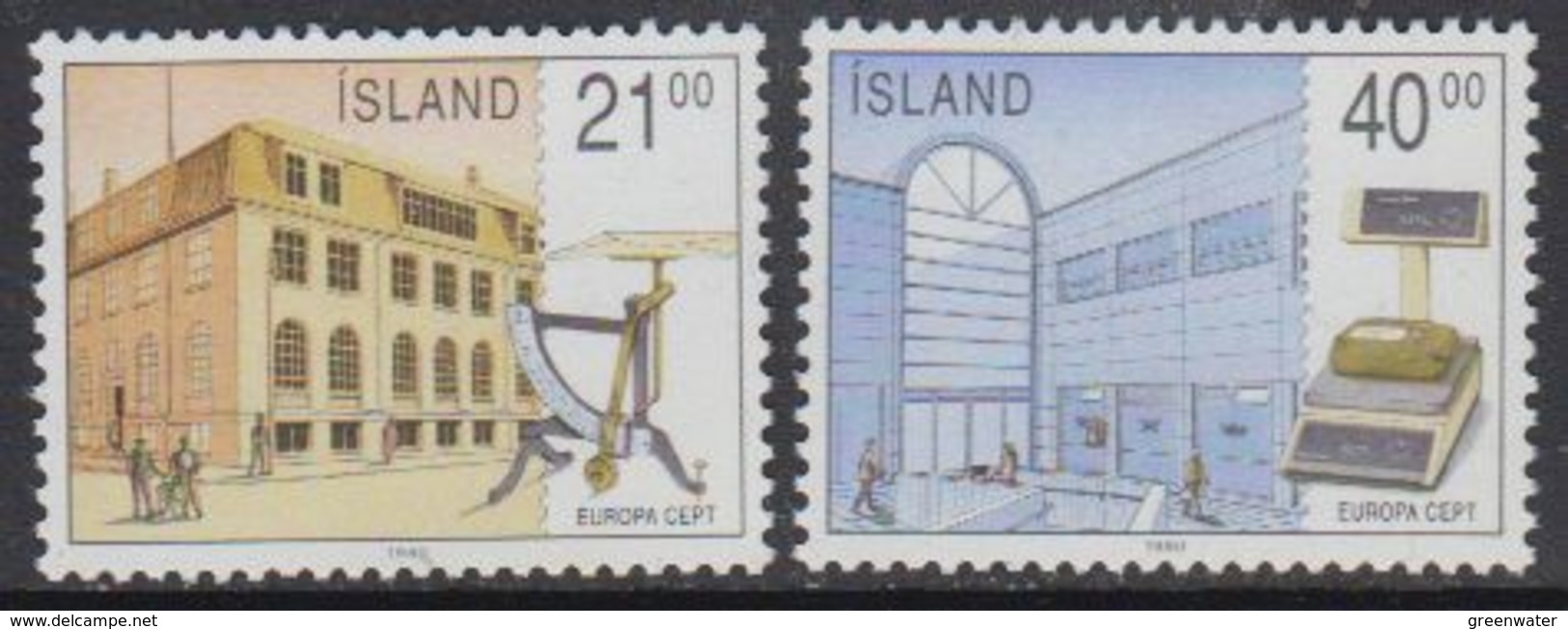 Europa Cept 1990 Iceland 2v  ** Mnh (42632G) Promotion - 1990