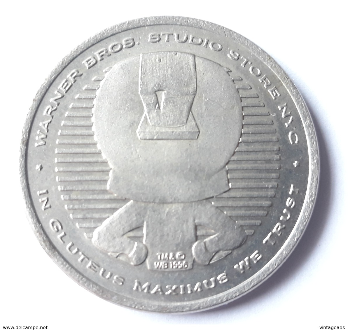 MU001 Token Warner Bros Studios 1996, The Republic Of Mars - Souvenir-Medaille (elongated Coins)