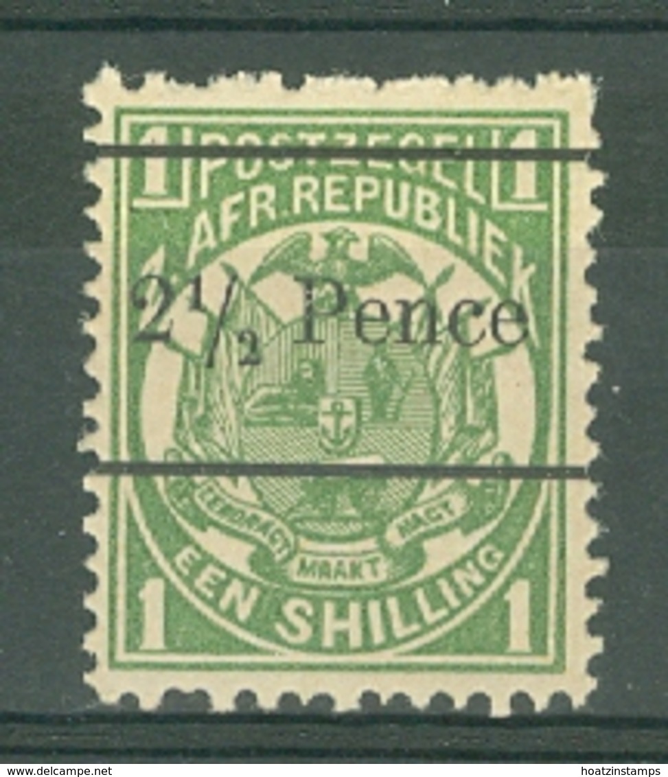 Transvaal: 1893   Flags - Surcharge    SG198    2½d On 1/-     MNH - Transvaal (1870-1909)