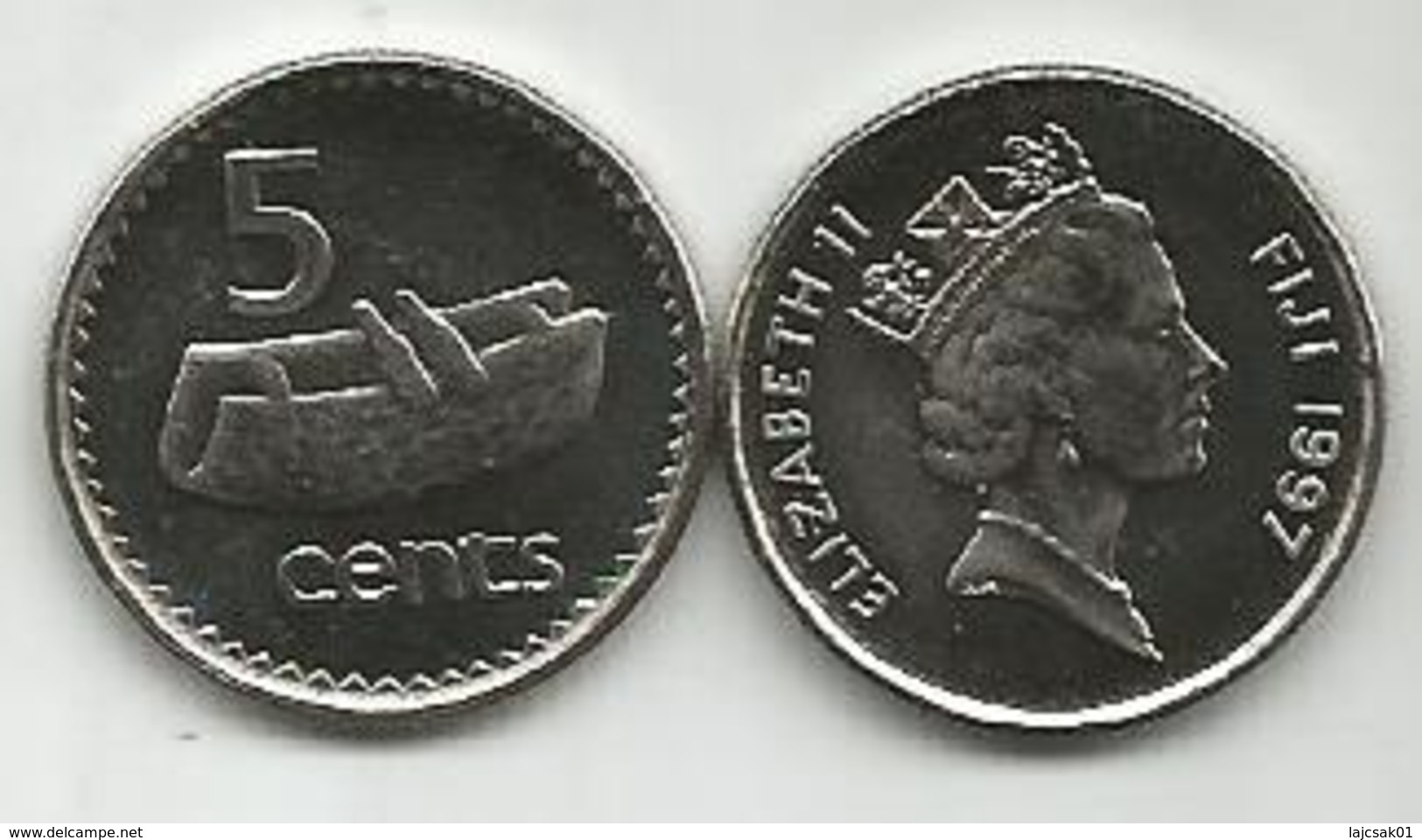 Fiji 5 Cents 1997. High Grade - Fidji