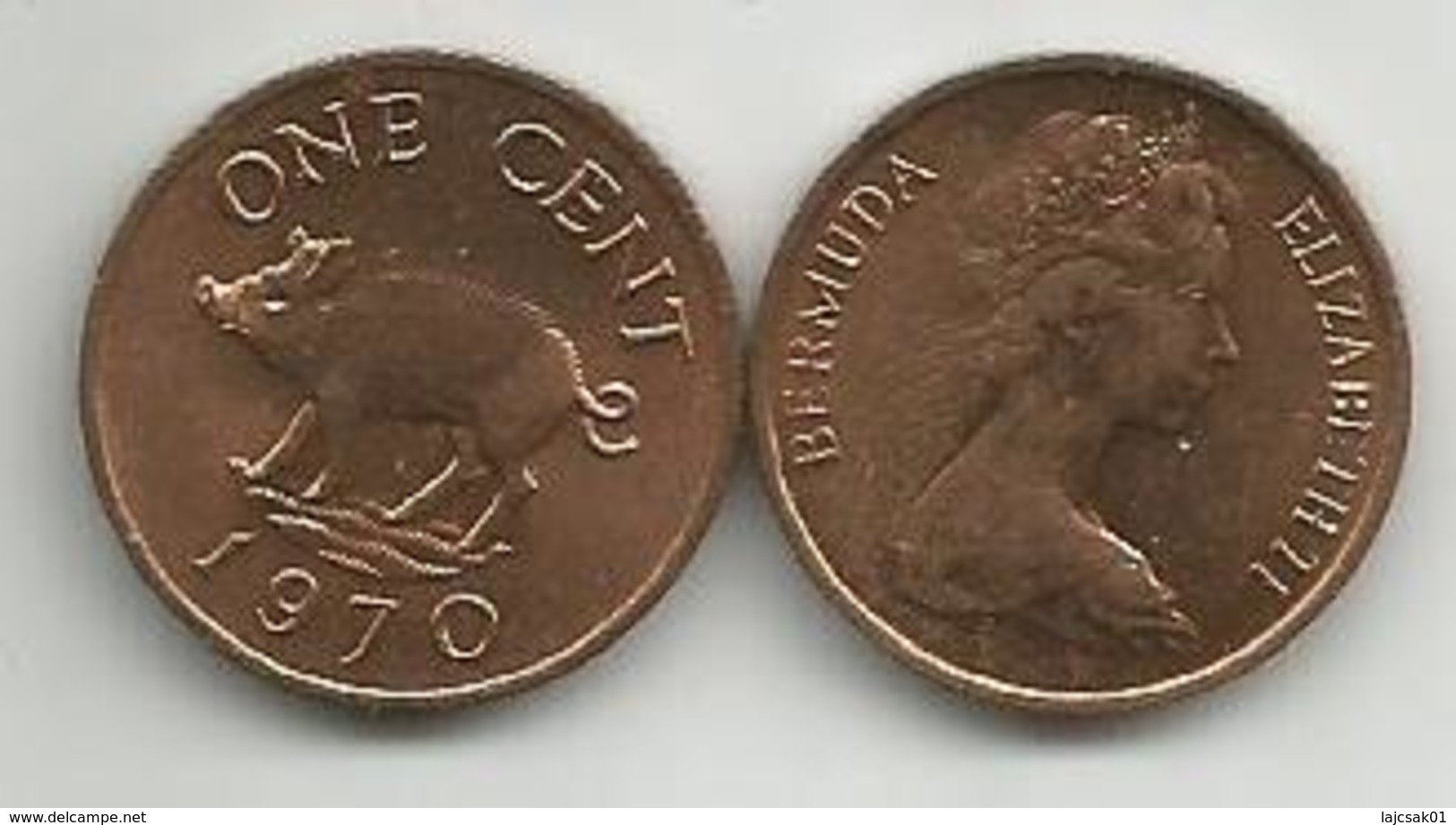 Bermuda 1 Cent 1970. - Bermuda