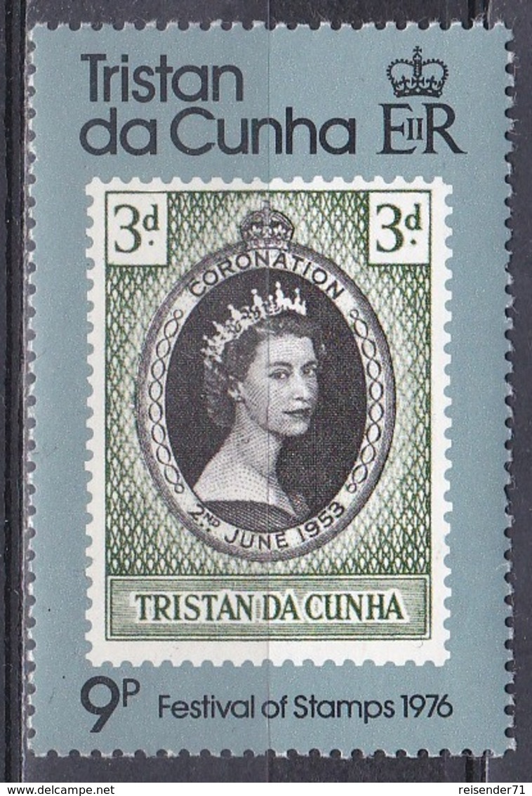 Tristan Da Cunha 1976 Geschichte History Persönlichkeiten Königshäuser Royals Königin Elisabeth Philatelie, Mi. 207 ** - Tristan Da Cunha