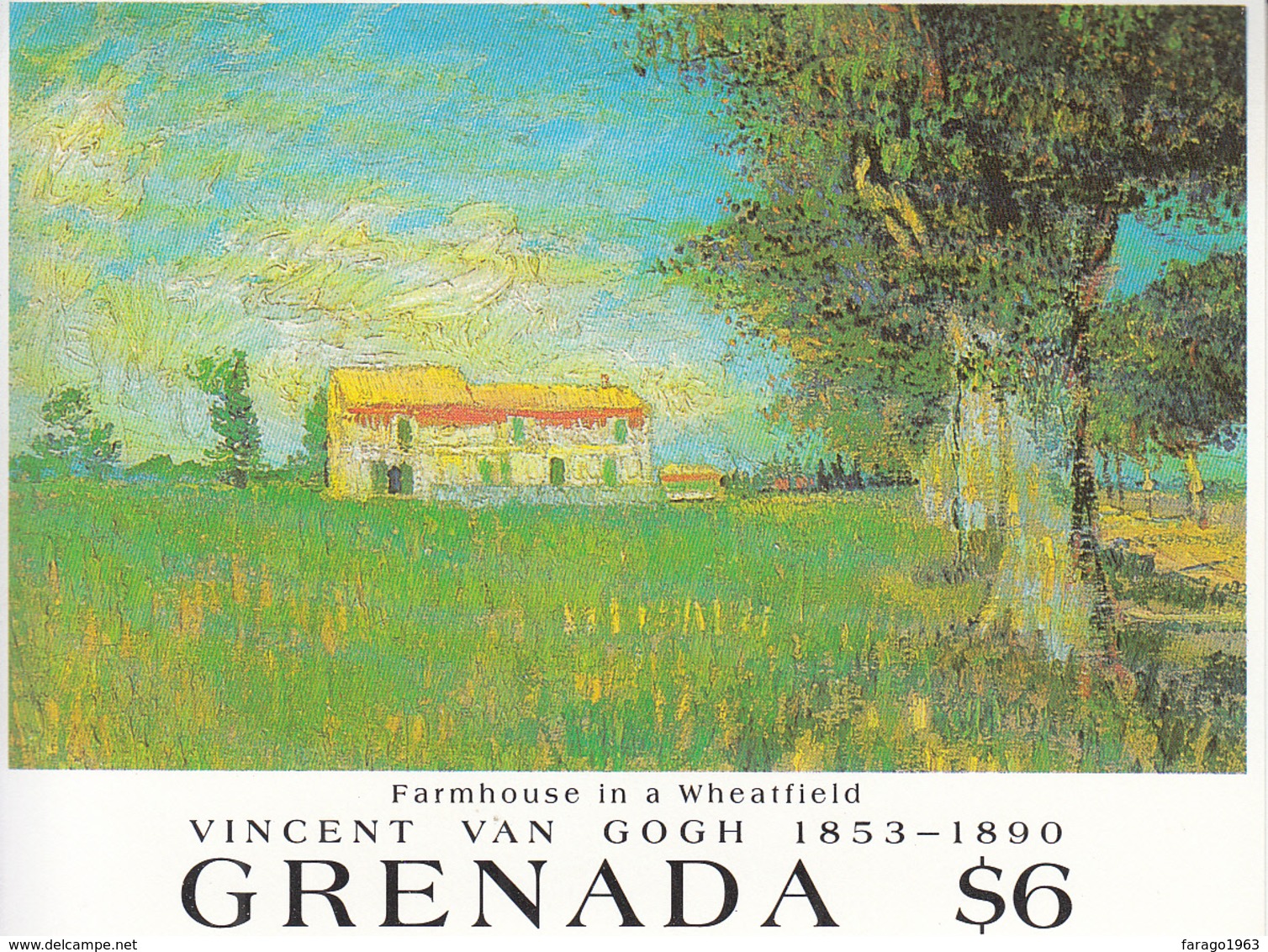 1991 Grenada Art Paintings Van Gogh Complete Set Of 4 + 5 Sheets MNH - Grenade (1974-...)